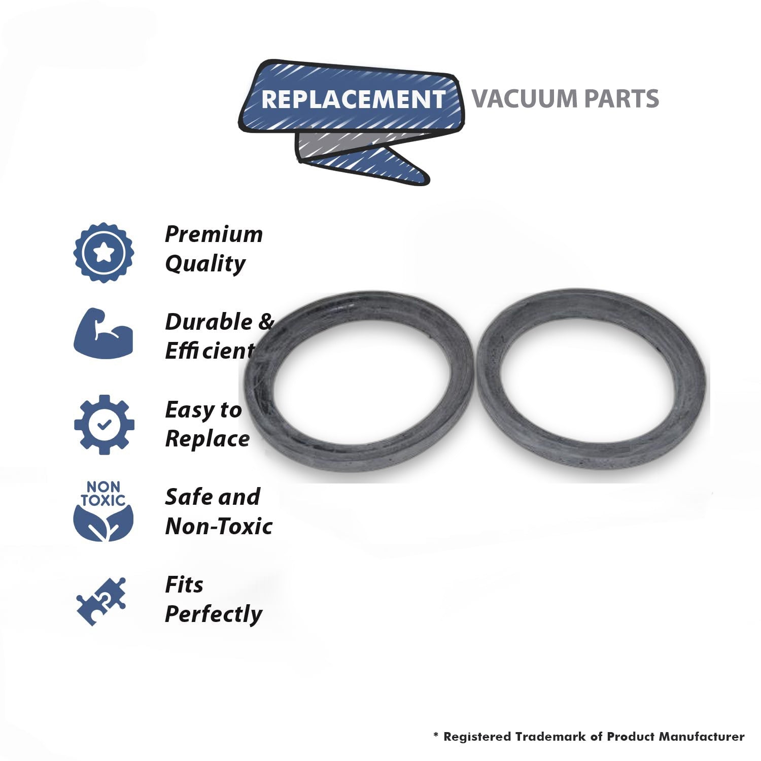 Topvacuumparts Replacement Part For Proteam Proguard 20 Vacuum Cleaner Motor Gasket (2) # compare to part 827415