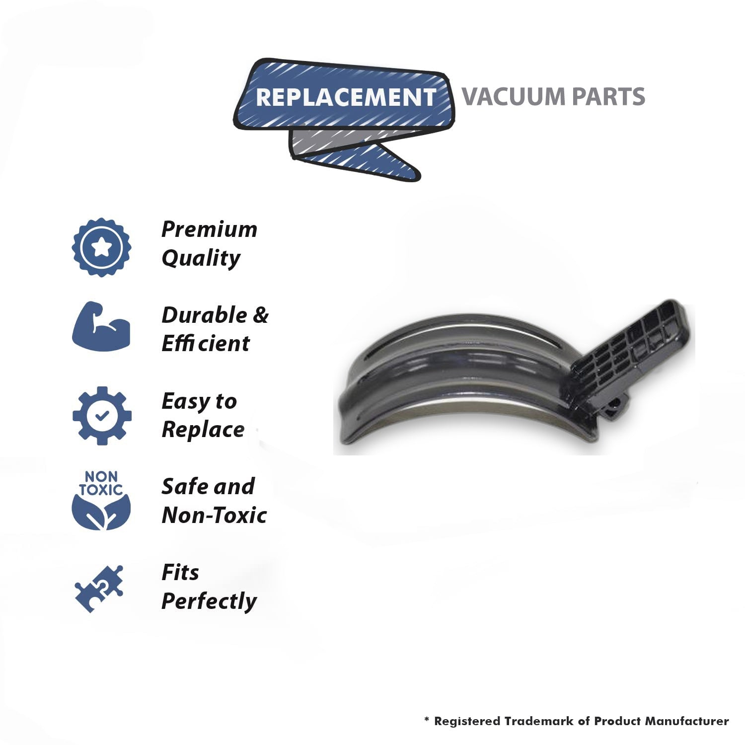 Topvacuumparts Replacement Part For LW100 Vacuum Cleaner Tongue Scroll # compare to part 83057-01
