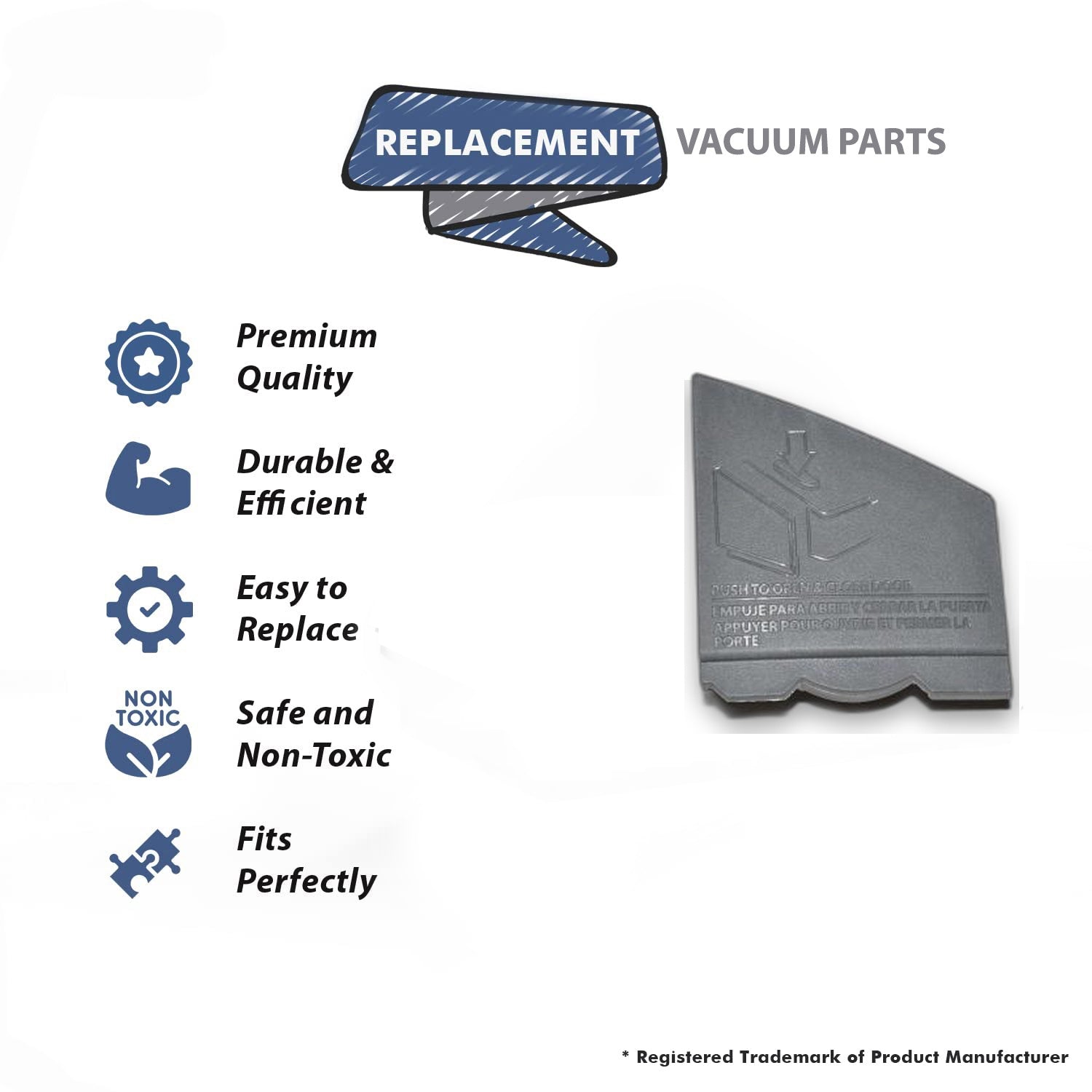 Topvacuumparts Replacement Part For Proteam Progen 15 Vacuum Cleaner Brush Removal Cover # compare to part 835350