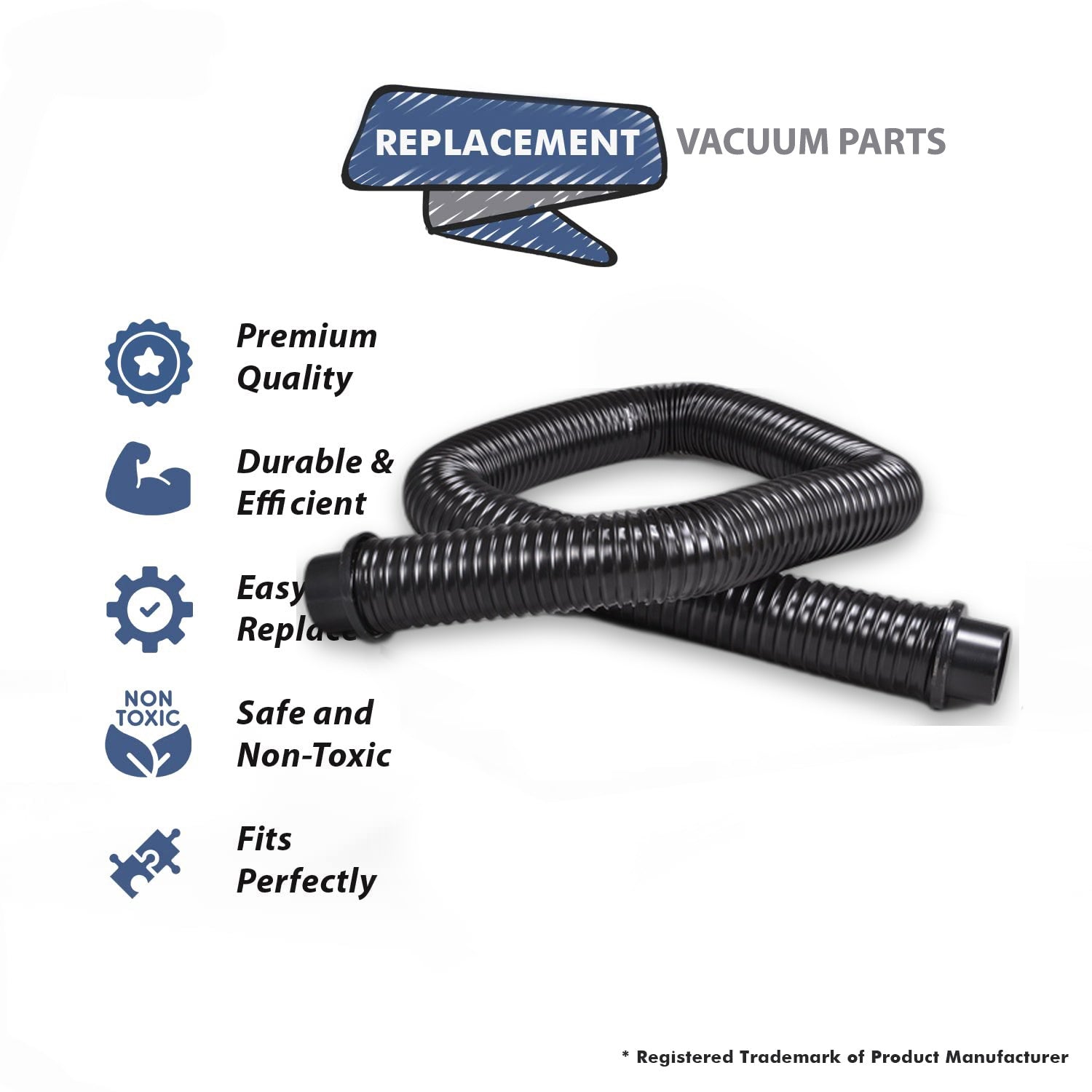 Topvacuumparts Replacement Part For Shop Vac Vacuum Cleaner 6'X 2-1/2