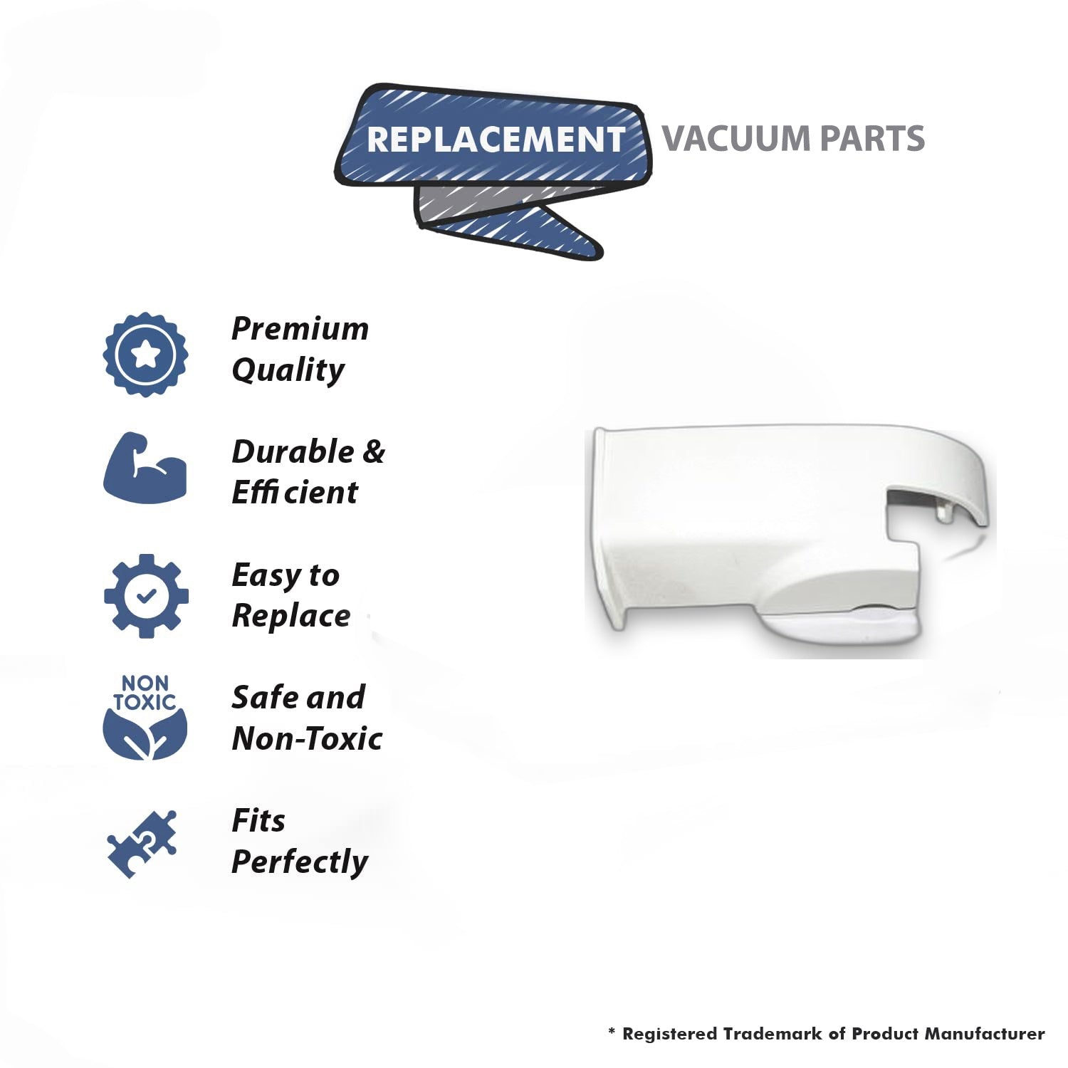 Topvacuumparts Replacement Part For Hoover Lh H3030 Vacuum Cleaner Hood Rearcover # compare to part 93001039