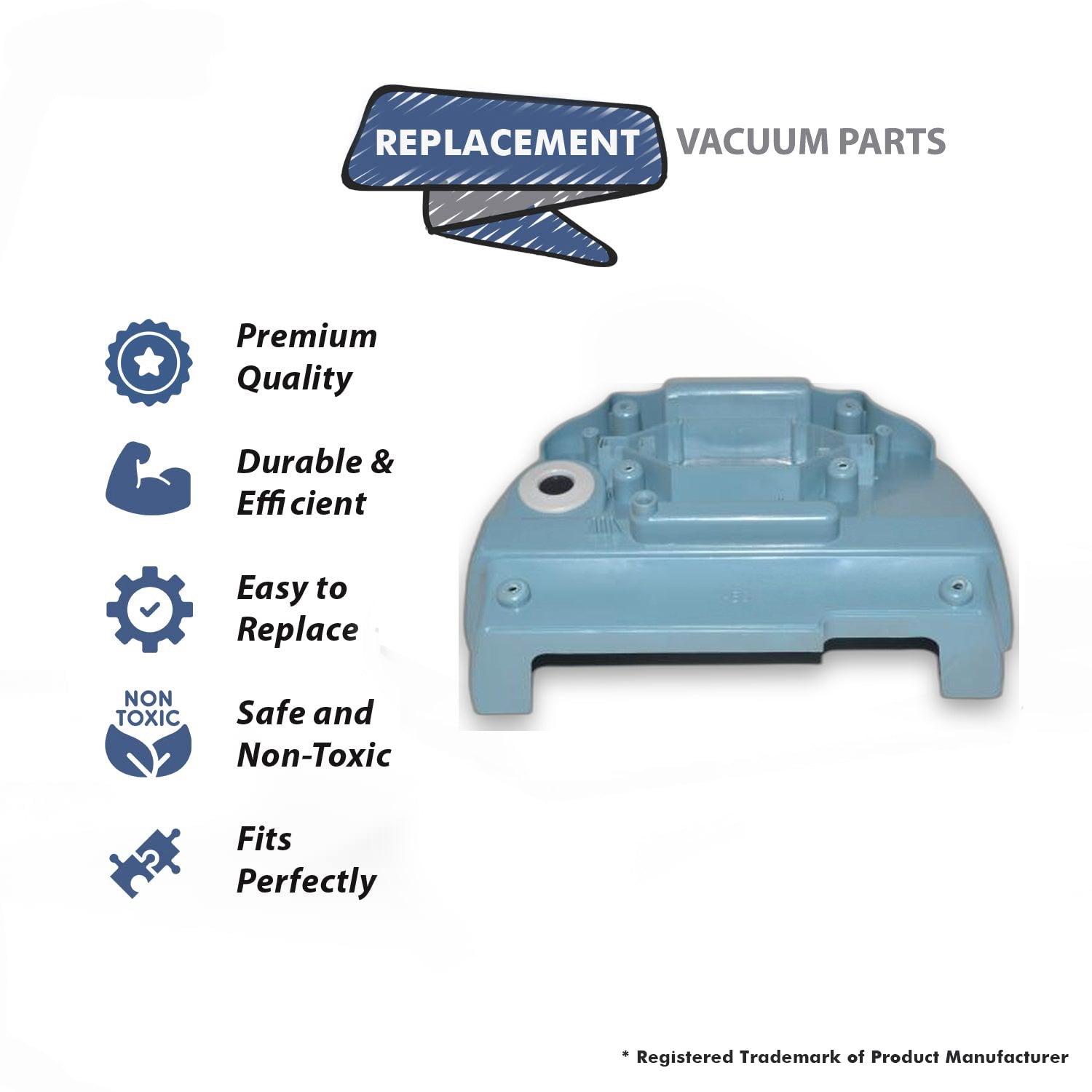 Topvacuumparts Replacement Part For Hoover S3590 Vacuum Cleaner Bag Lid Backing Plate Assembly # compare to part 93001567