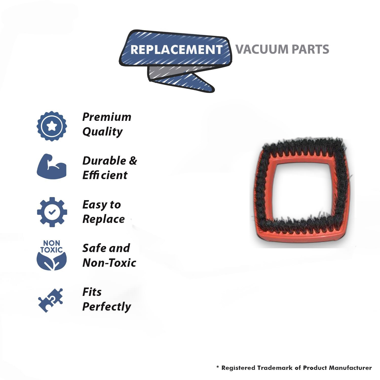 Topvacuumparts Replacement Part For Hoover U5180 Uprigth Vacuum Cleaner Removable Brush # compare to part 93001716