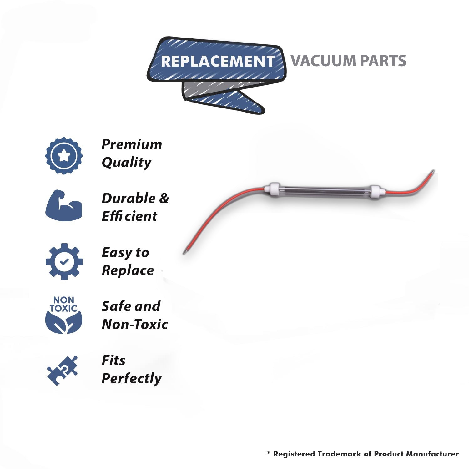 Topvacuumparts Replacement Part For Heat Smart 250 Watt Vacuum Cleaner Heating Element