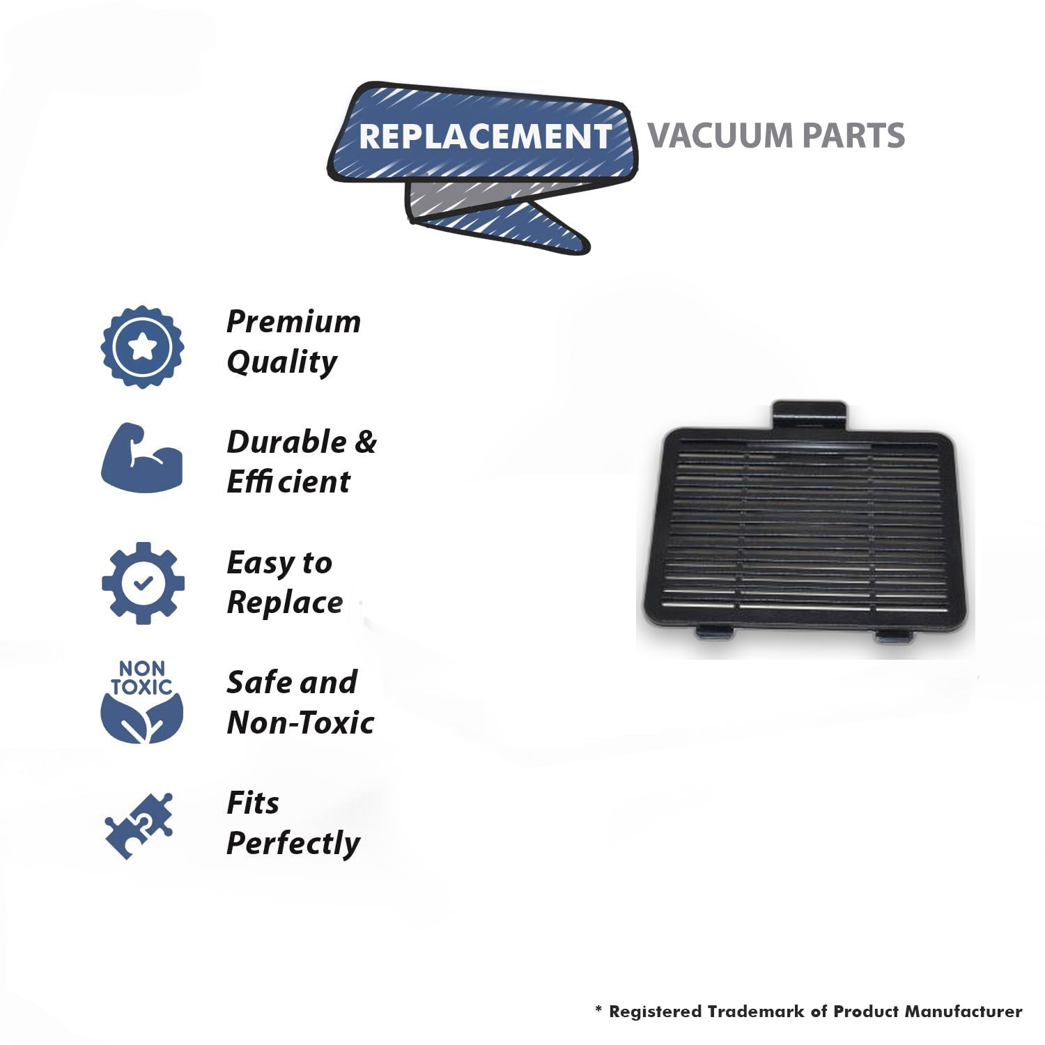 Topvacuumparts Replacement Part For Eureka S5500 Upright Vacuum Cleaner Cover Assembly # compare to part A07531401