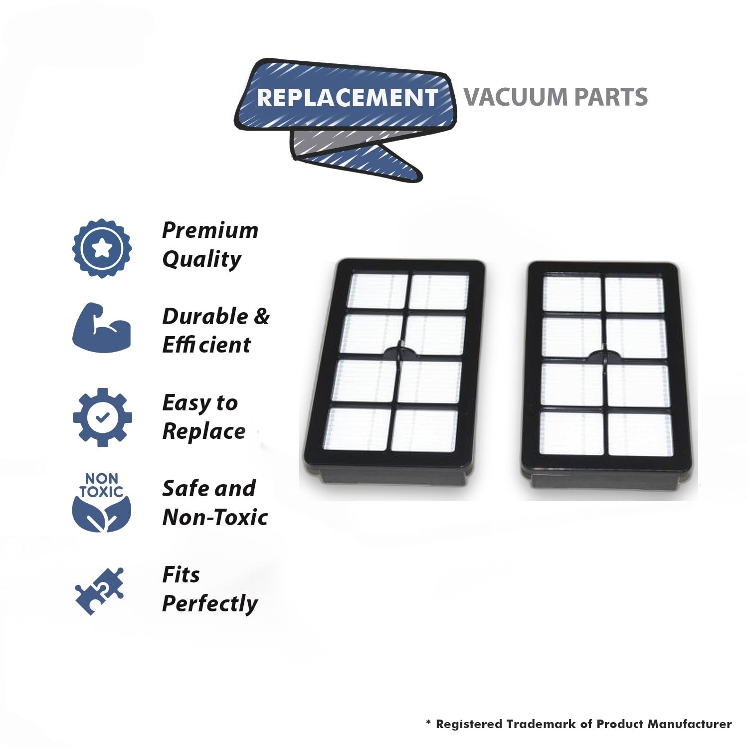 Topvacuumparts Replacement Part For Hoover CH34006 Back Pack Vacuum Cleaner Exhaust Filter (1 Filter) # compare to part AH40006