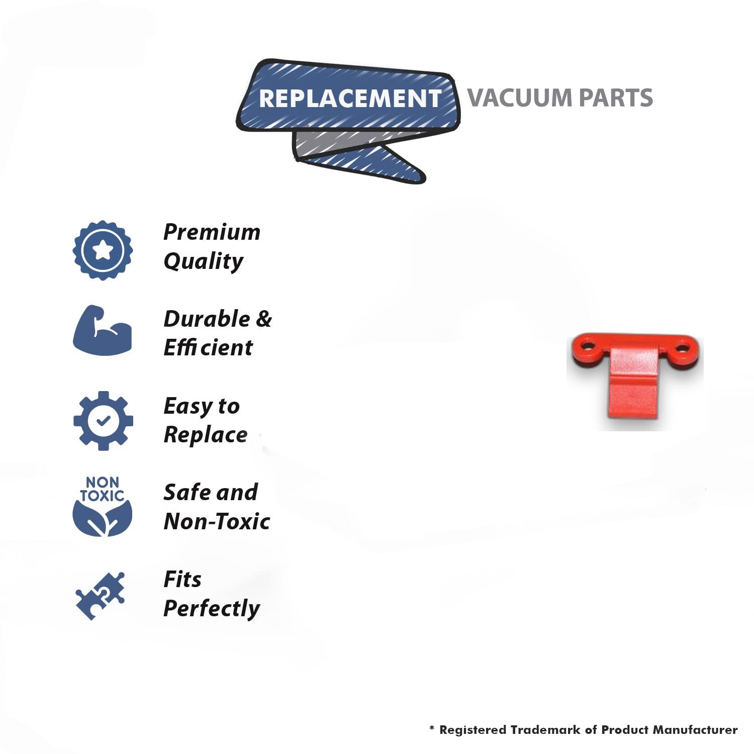 Topvacuumparts Replacement Part For Fuller Brush FB-SM upright Vacuum Cleaner Stopper