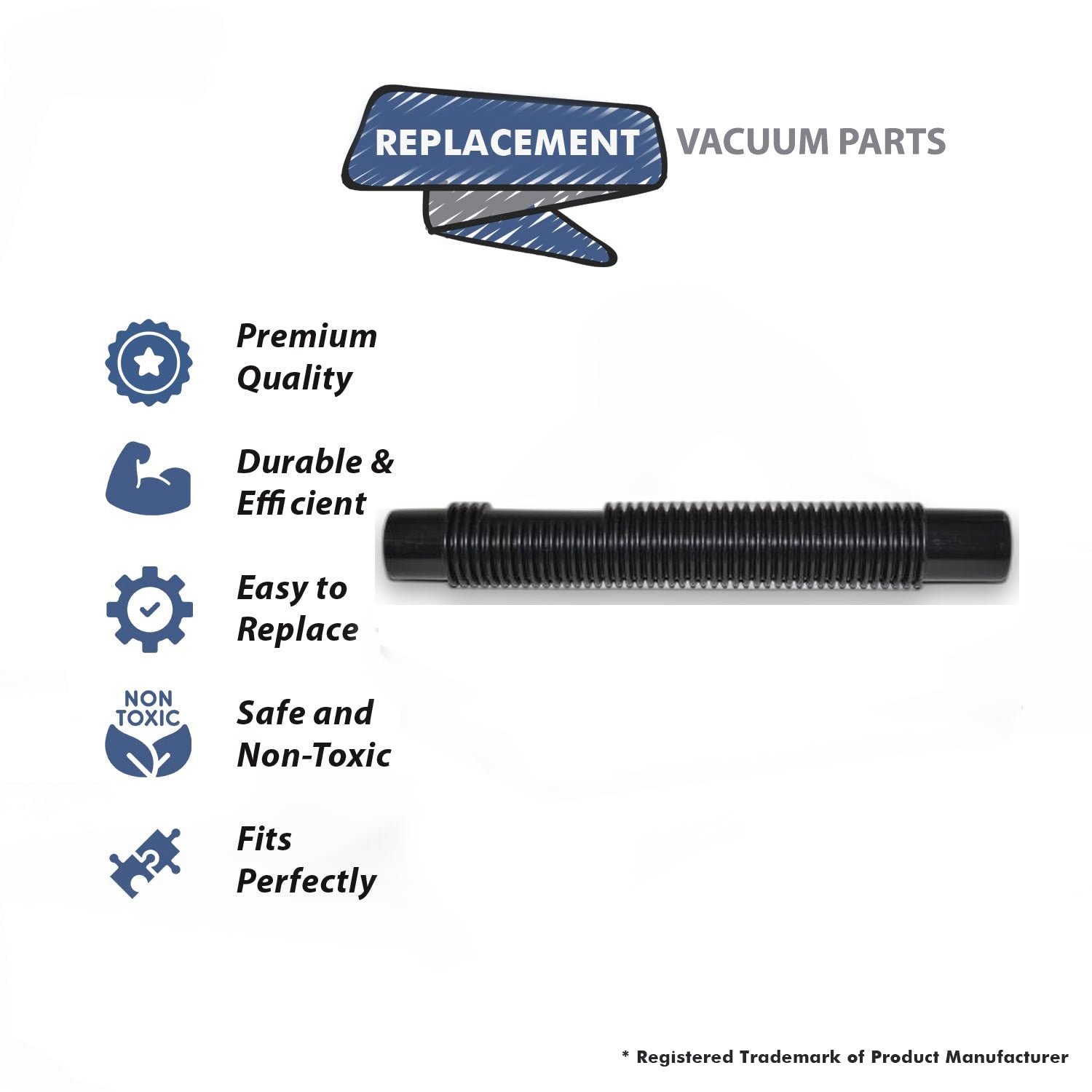 Topvacuumparts Replacement Part For Vibrance Upright Vacuum Cleaner Nozzle Hose # compare to part B225-0614