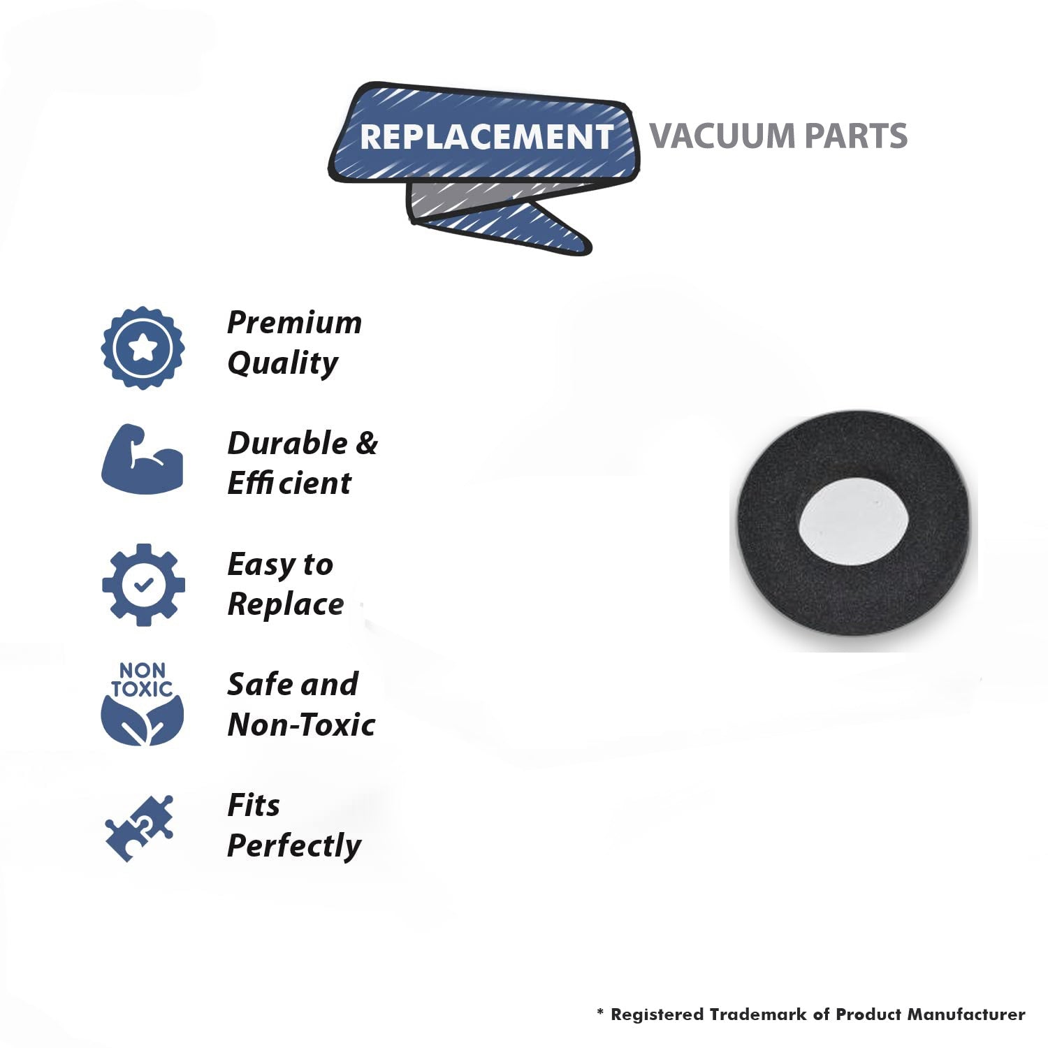Topvacuumparts Replacement Part For Carpet Pro Replecement for SCBP1 Back Pack Vacuum Cleaner Lower Motor Mount # compare to part B352-1900