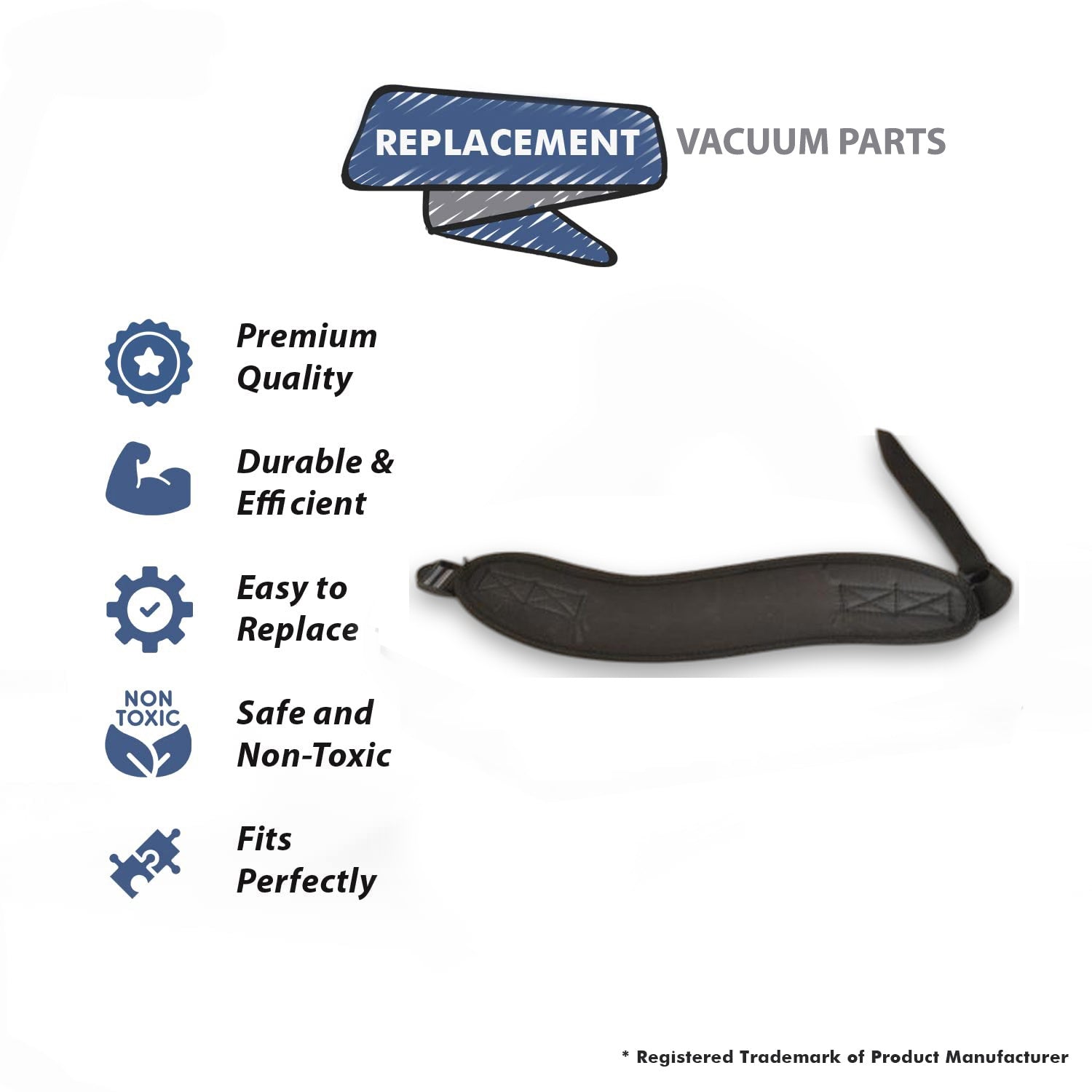 Topvacuumparts Replacement Part For Carpet Pro Left Padded Shoulder Harness Fits Cb-P1 Vacuum Models # compare to part B352-7100