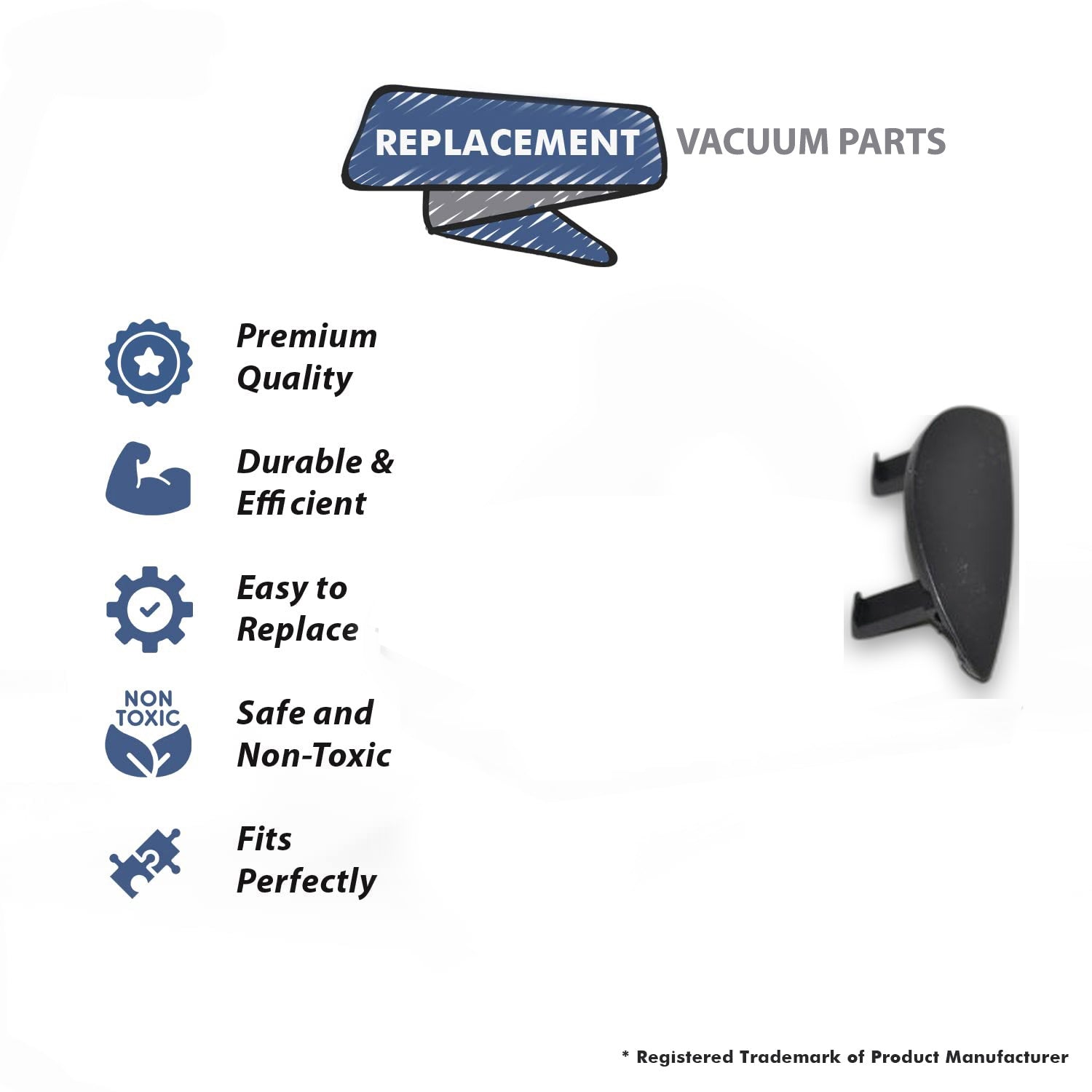 Topvacuumparts Replacement Part For Carpet Pro Cpu250 Vacuum Cleaner Latch & Spring,Dust Cover # compare to part C2831000