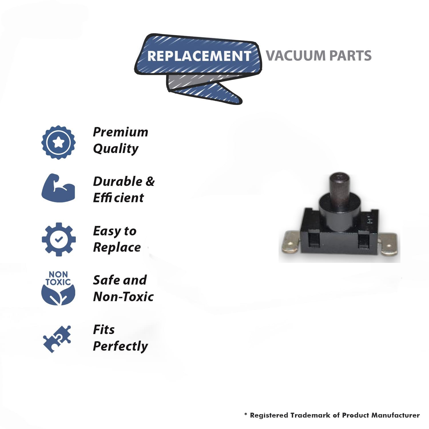 Topvacuumparts Replacement Part For Bissell BGC3000 Canister Vacuum On Off Switch