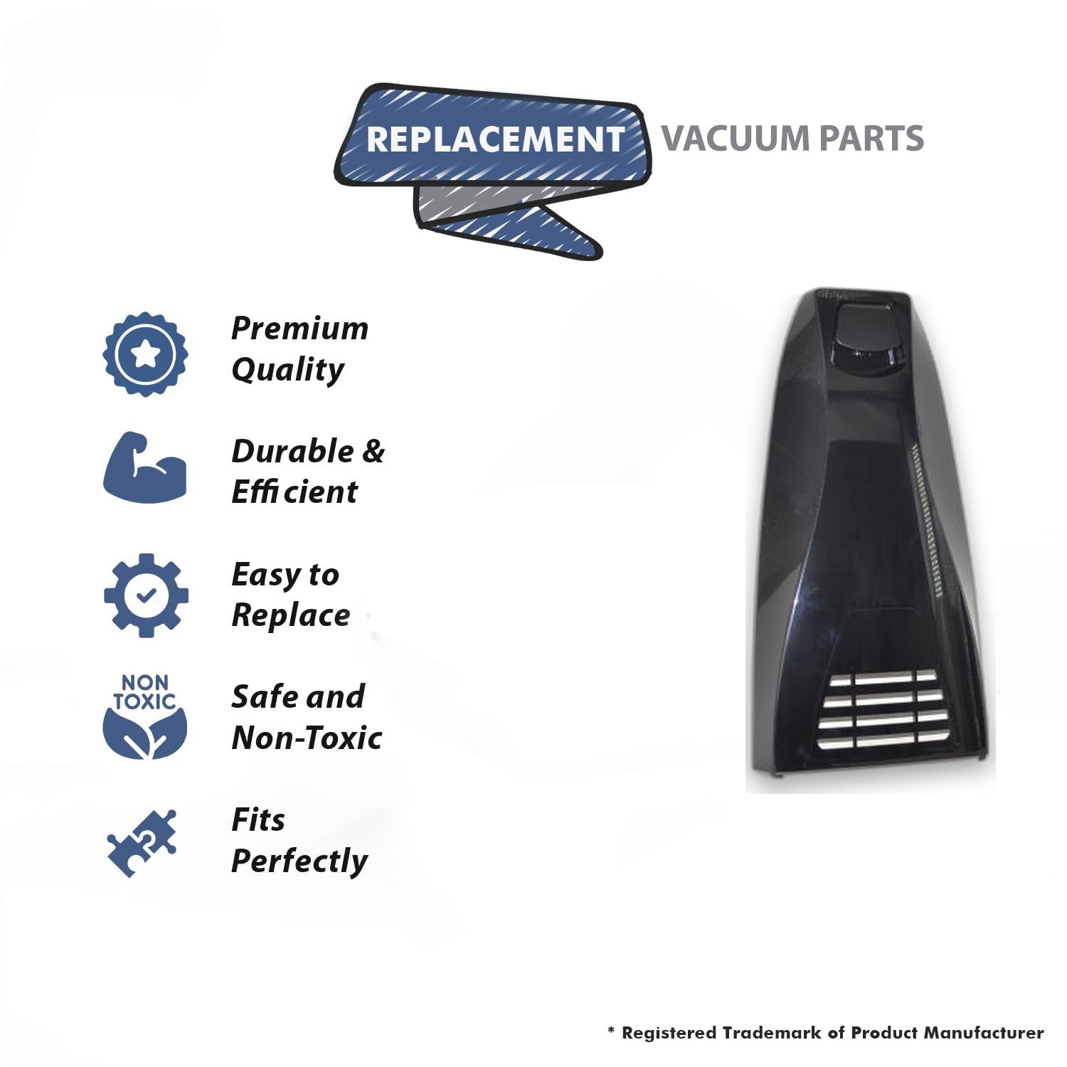 Topvacuumparts Replacement Part For Carpet Pro CPU-3QD, T4000.2, UPRIGHT Vacuum Cleaner Bag Door # compare to part C625-0107