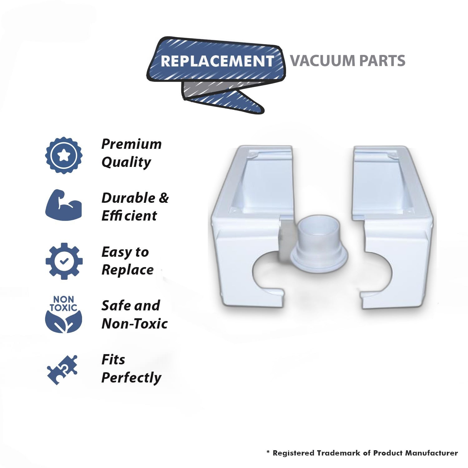 Topvacuumparts Replacement Part For Hide-a-Hose Vacuum Cleaner Stand Alone Mount Kit # compare to part HS300053