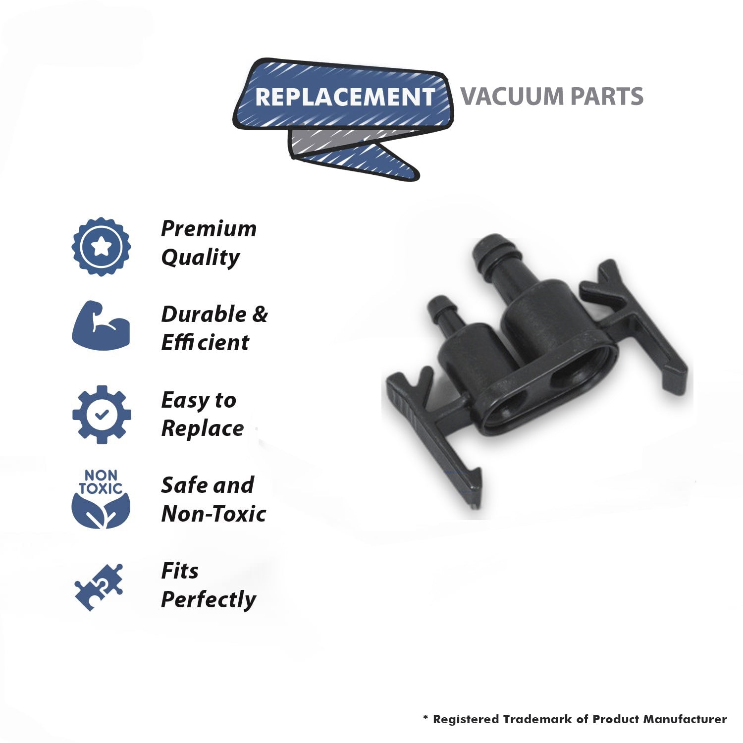 Topvacuumparts Replacement Part For E-2 Aquamate Faucet Adapter Compatible With Part Number 11712B