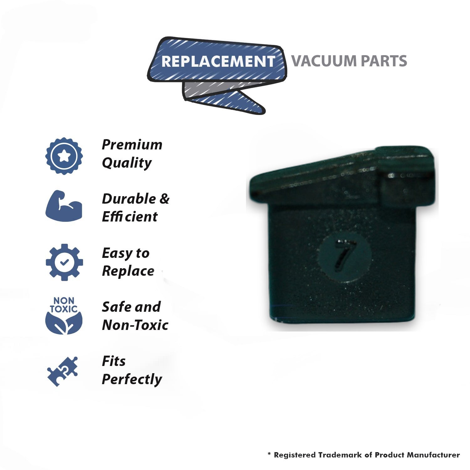 Topvacuumparts Replace Part For E Series, E (1 Speed), E2 (2 Speed) Interlock Plunger Compatible With Part Number 7208