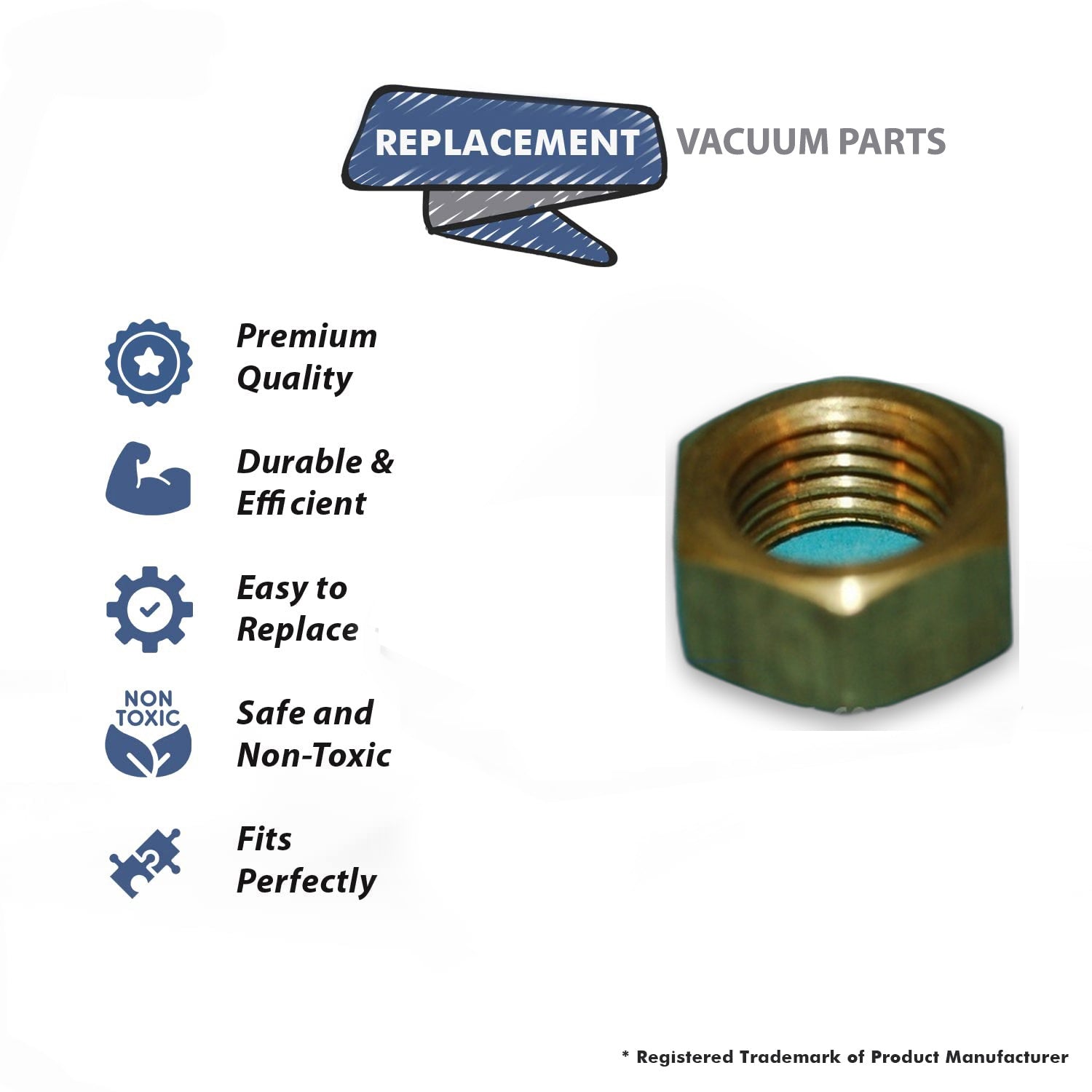 Topvacuumparts Replace Part for E2, E Spider Nut Compatible with Part Number 8416B