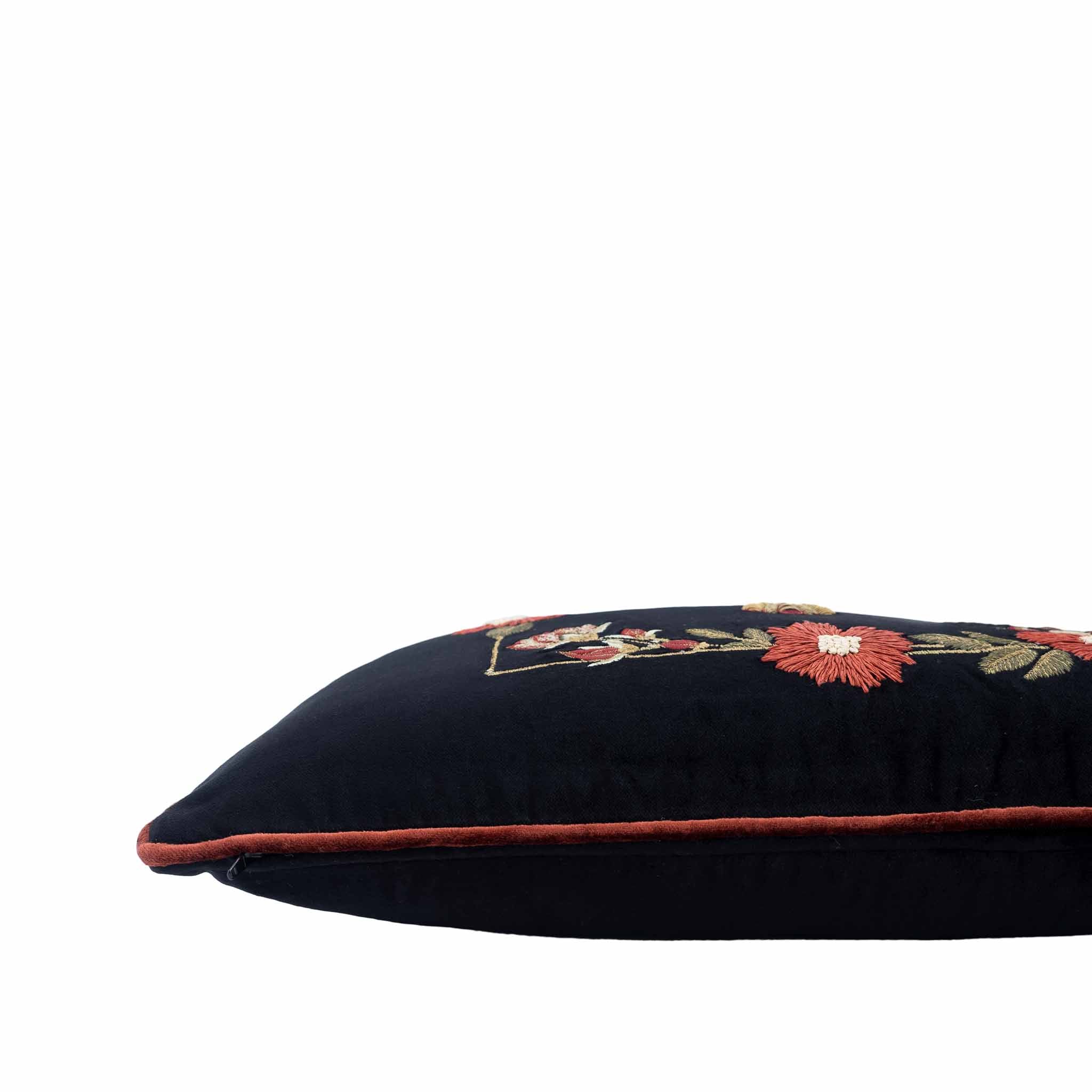 Love Bee Silk Velvet Throw Pillow, 12