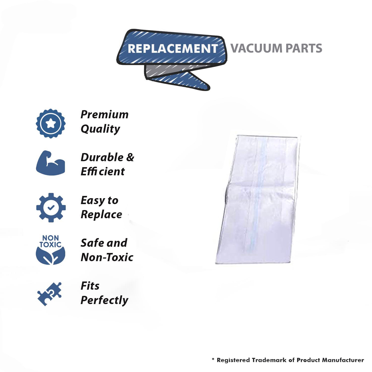 Topvacuumparts Replacement Part For Hoover Type Y Vacuum Cleaner 9 Bags for Model U5433900, U8145900, U8157900, UH30015, C1703900, C1705900# 4010100Y