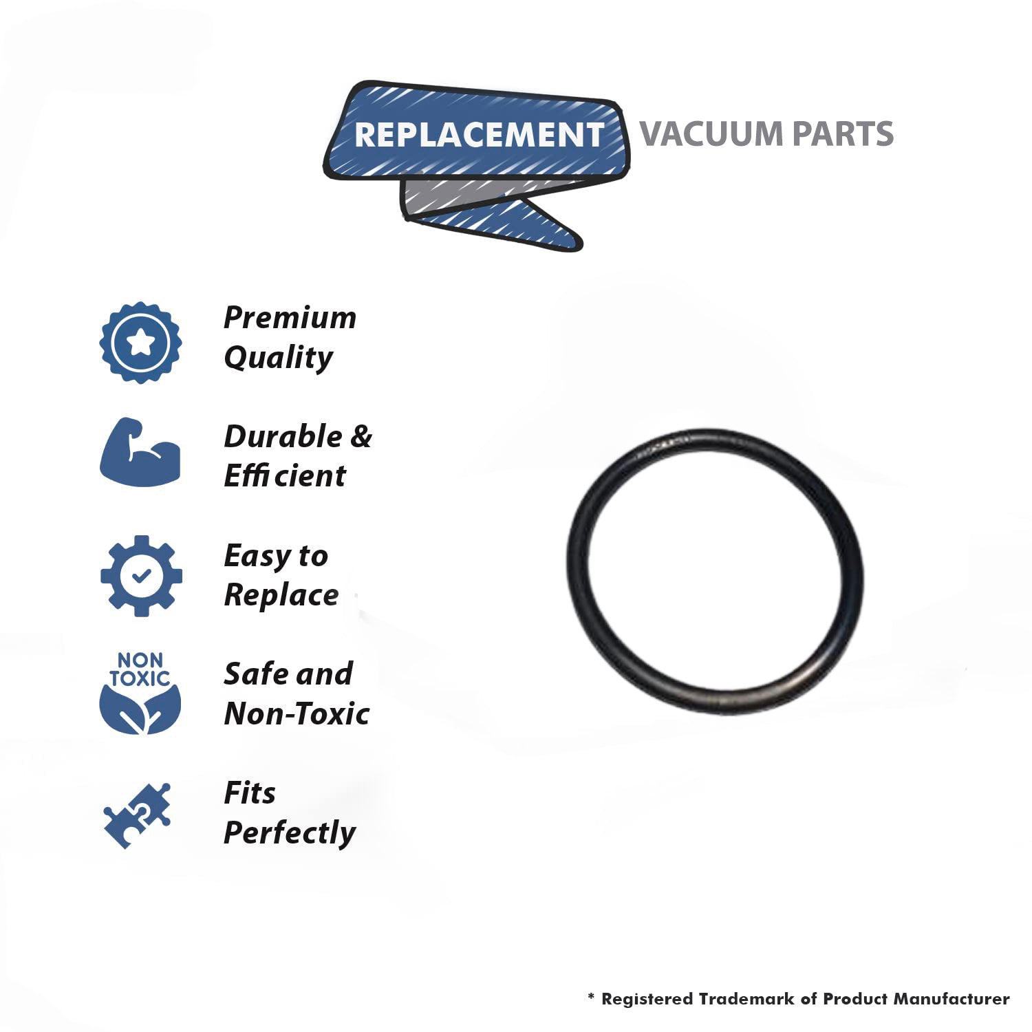 Topvacuumparts Replacement Part for Hoover Guardsman Commercial Vacuum 4-Belts # Compare to Part AH20075