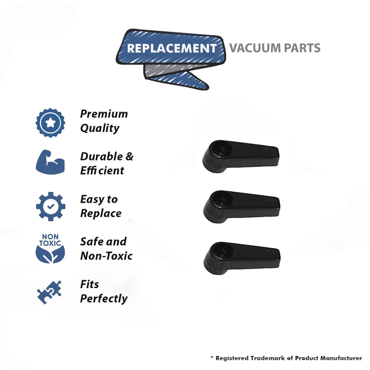 Topvacuumparts Replacement Part For Carpet Pro Vacuum Cleaner Metal Handle Upper Three Cord Hook # compare to part B430-0331