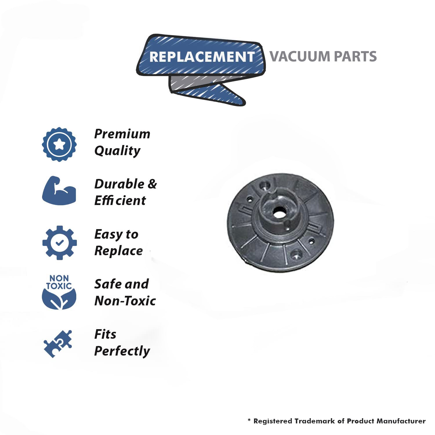 Topvacuumparts Replacement Part For Eureka 3670, 3681, 3683 Vacuum Cleaner Motor Adjustment Ring # compare to part 74110-119N