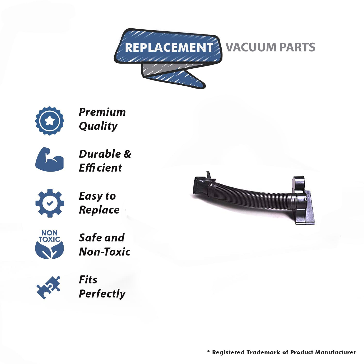 Topvacuumparts Replacement Part For Eureka 5841BV Vacuum Cleaner Base Hose Holder # compare to part 72001A