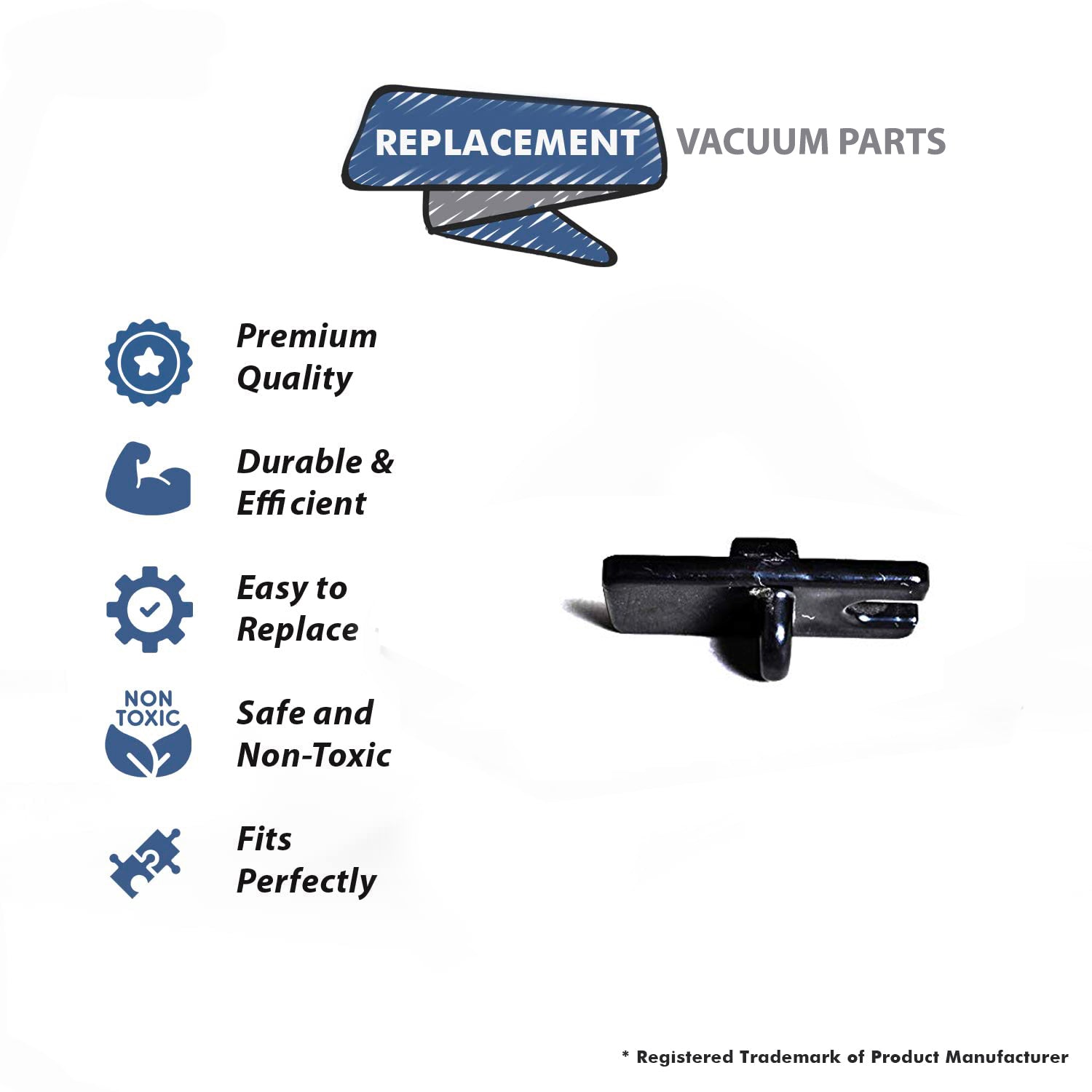 Topvacuumparts Replacement Part For Sanyo Upright Vacuum Cleaner 14'' Latch Slide # compare to part 6490001312