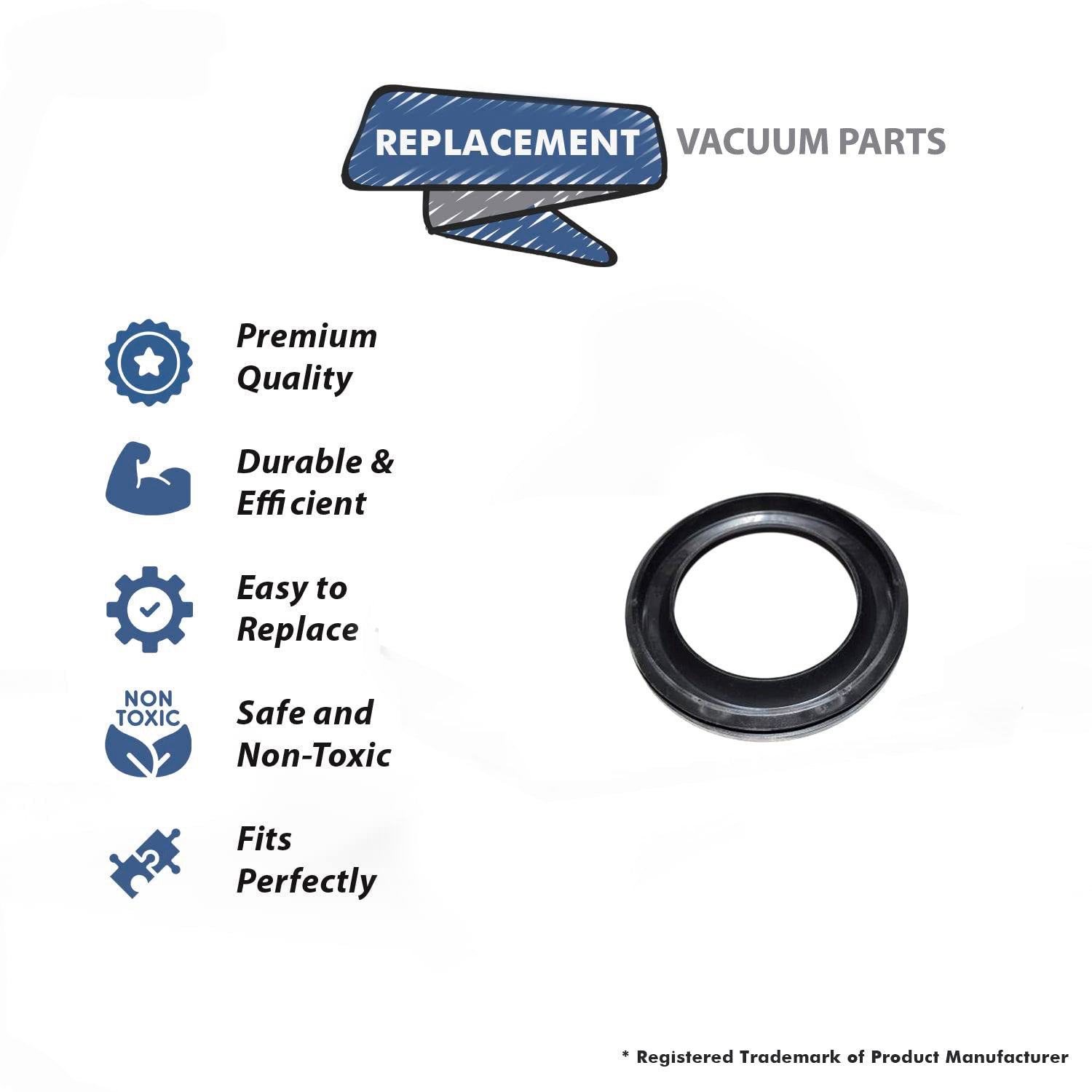 Topvacuumparts Replace Part For E and E2 Series E2 (1 Speed), E2 (2 Speed) Motor Gasket Compatible With Part Number 7213