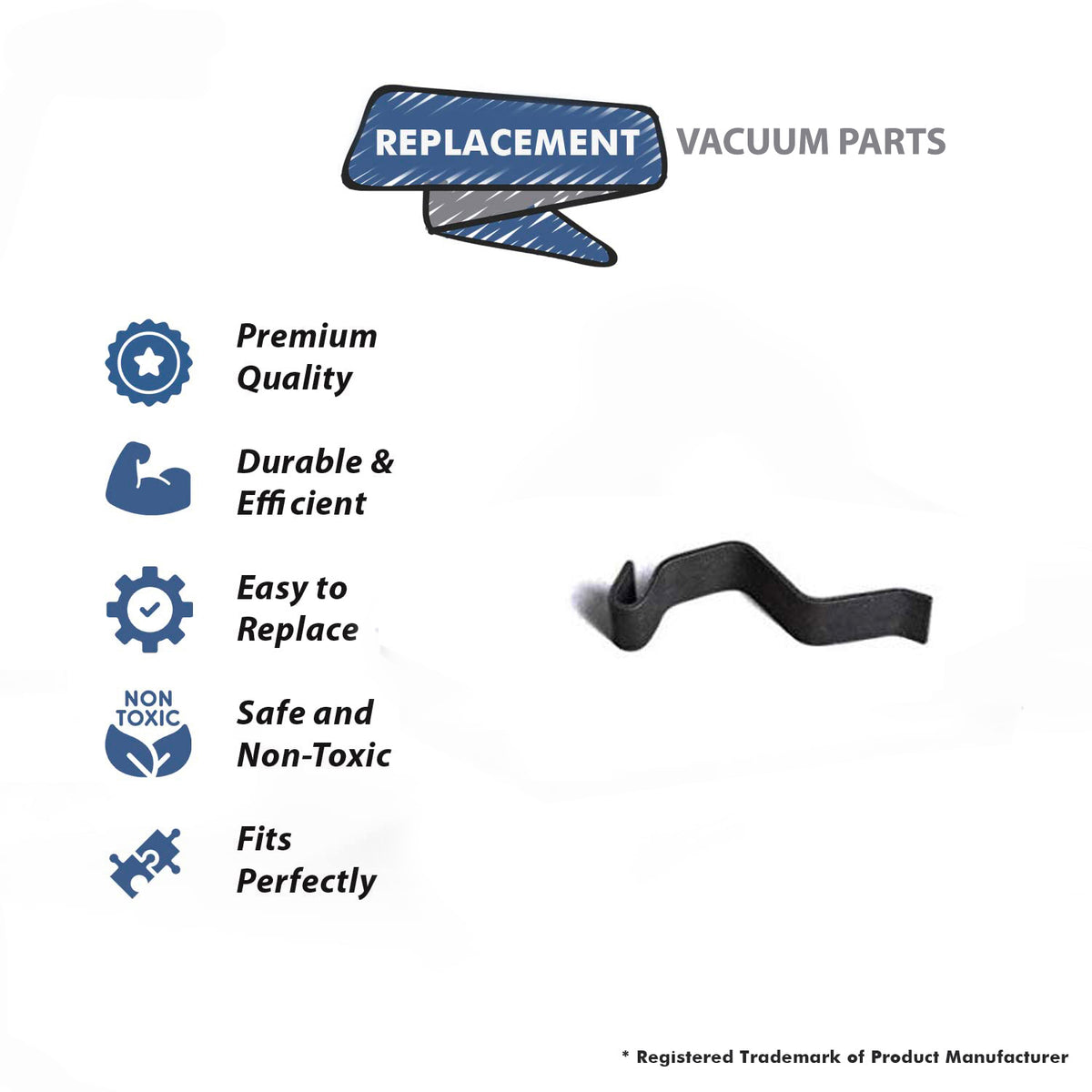 Topvacuumparts Replacement Part For Hoover Dimension Vacuum Cleaner Detent Spring # compare to part 35276008