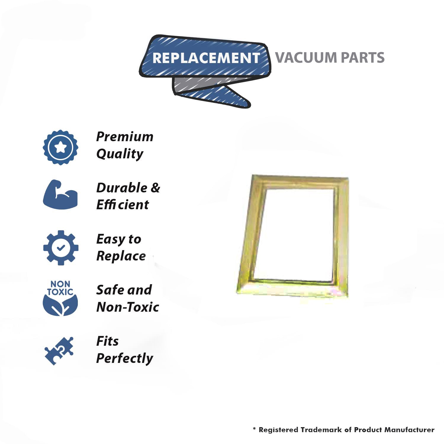 Topvacuumparts Replacement Part For Canplas Central Vaccum Almond Trim Plate # Compare to Part 775589A