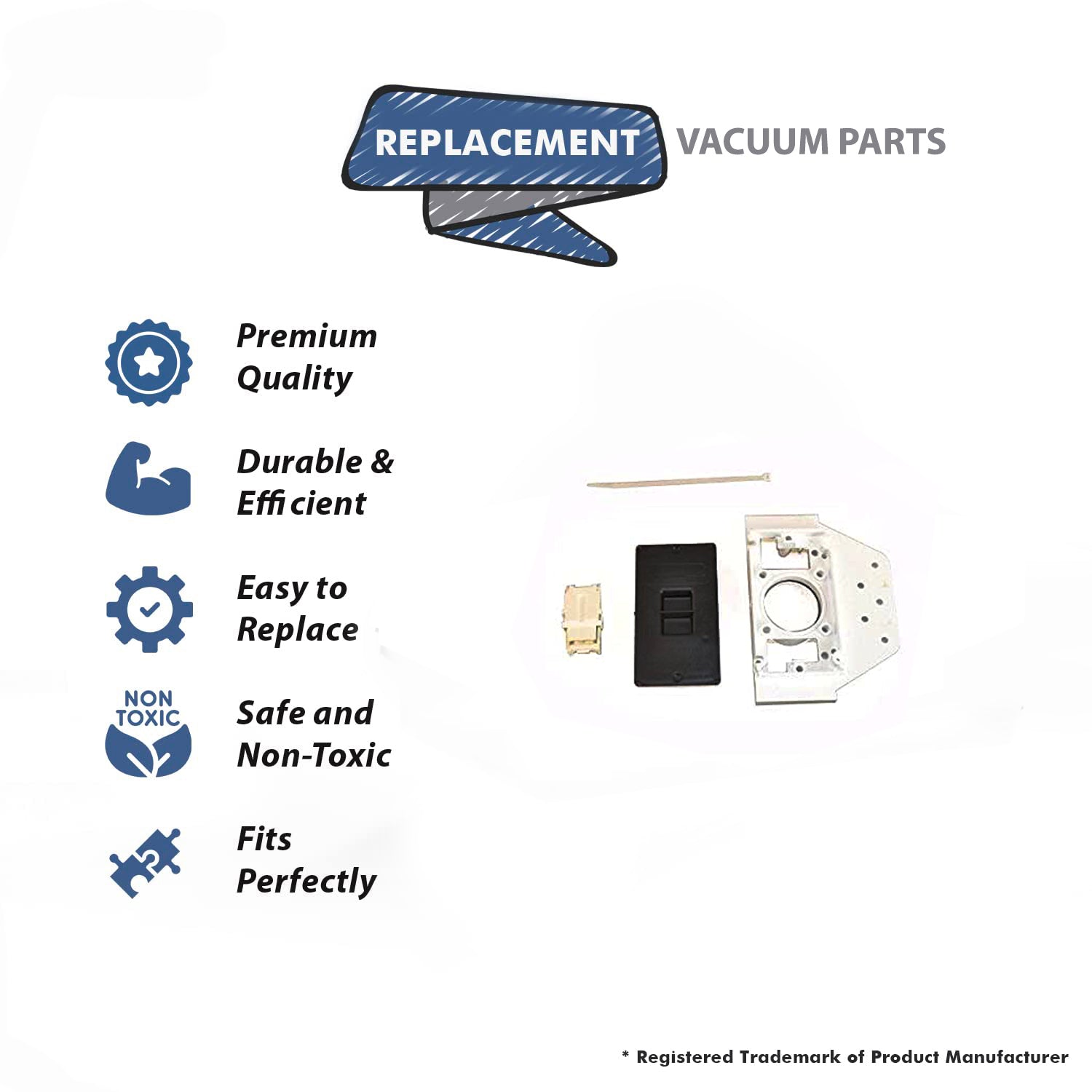 Topvacuumparts Replacement Part For Canplas Electra Valve Central Vacuum Rough In Kit with E-box # compare to part 775851