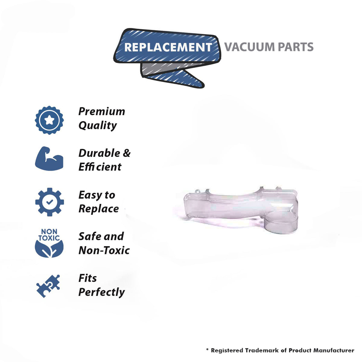 Topvacuumparts Replacement Part For Hoover Conquest Vacuum Cleaner Air Duct # compare to part 38657020