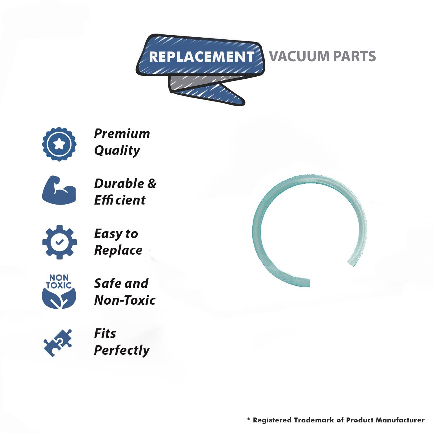 Topvacuumparts Replacement Part For Sharp Replecement for EC-TU4707, ECTU4709 Vacuum Cleaner Stopping Ring # compare to part LRNG-A002VBF0