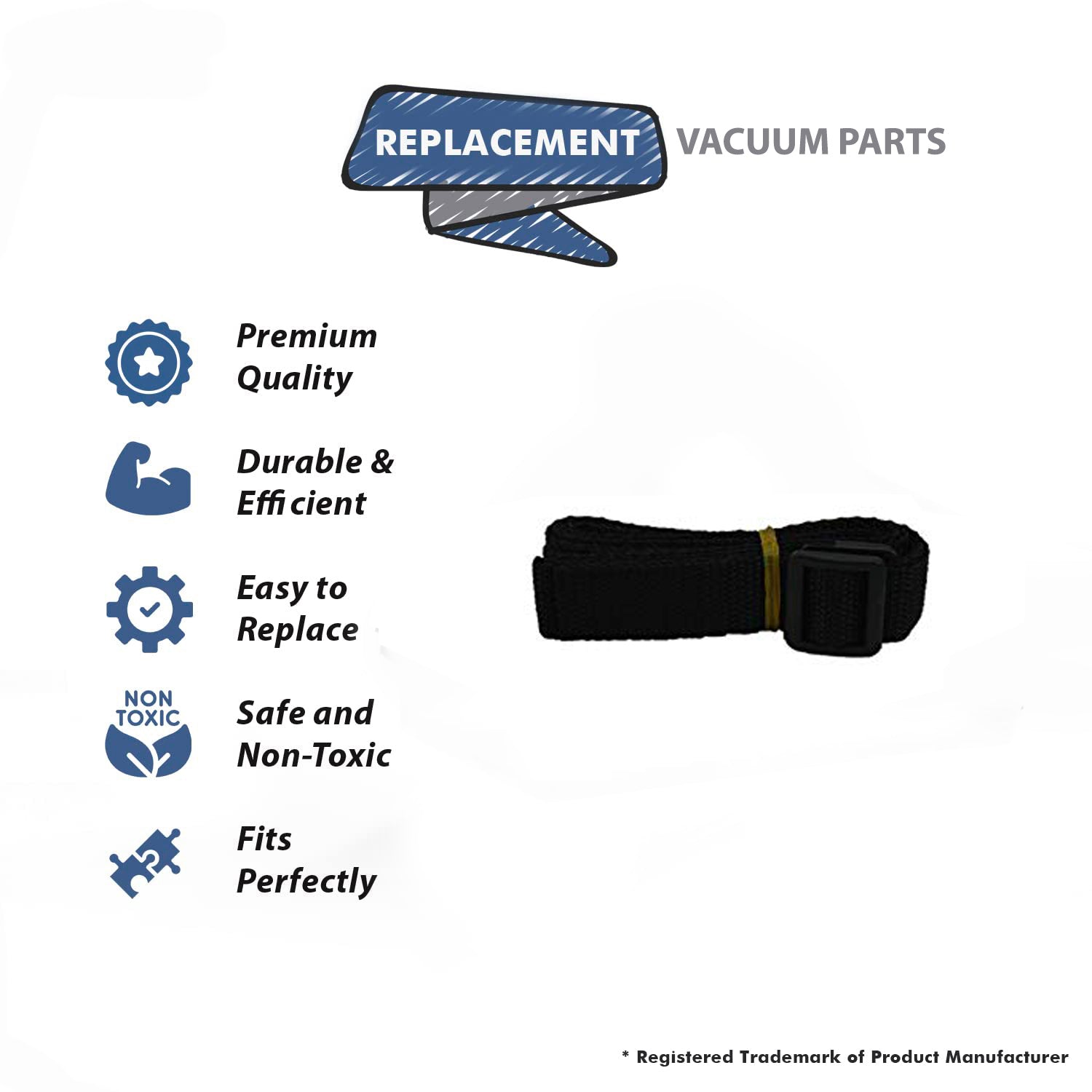 Topvacuumparts Replacement Part For Vacuum Cleaner Black Buster B Carrying Strap # compare to part 430001162