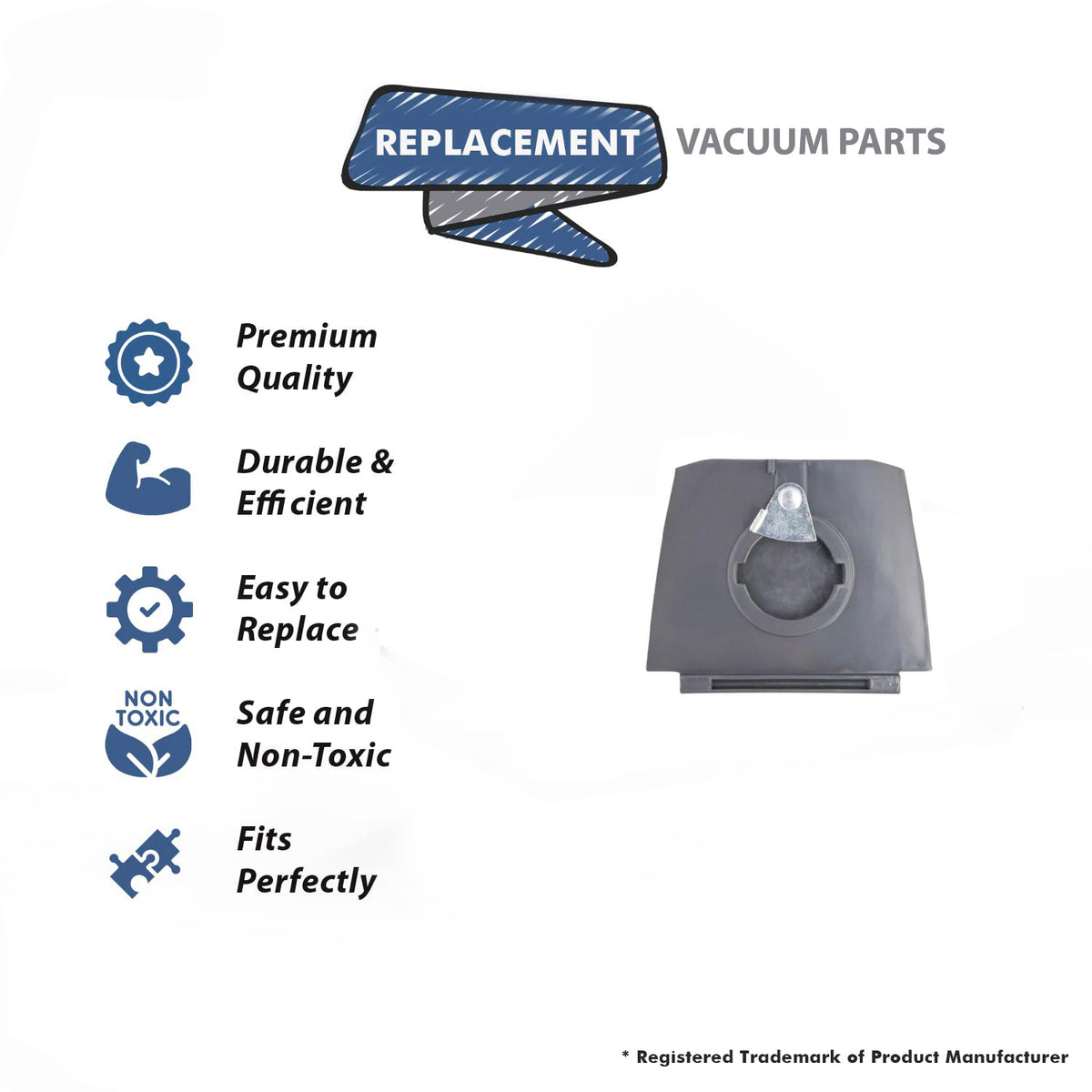 Topvacuumparts Replacement For Hoover 1015, 2094 Vacuum Cleaner Bag Door for Portapower # Compare to Part 42227039