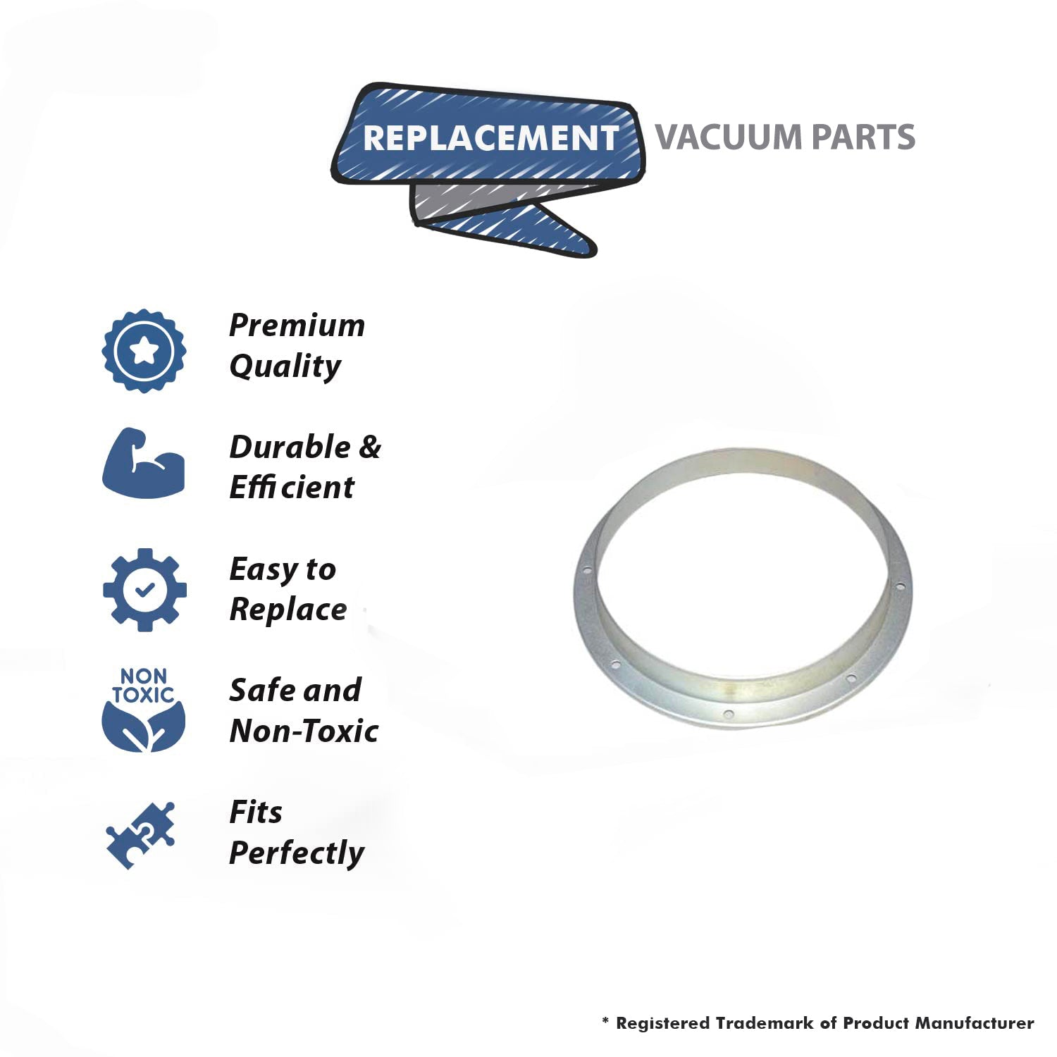 Topvacuumparts Replace Part For D3A, D3C, D2, D2A Outer Clamp Ring Compatible With Part Number R598