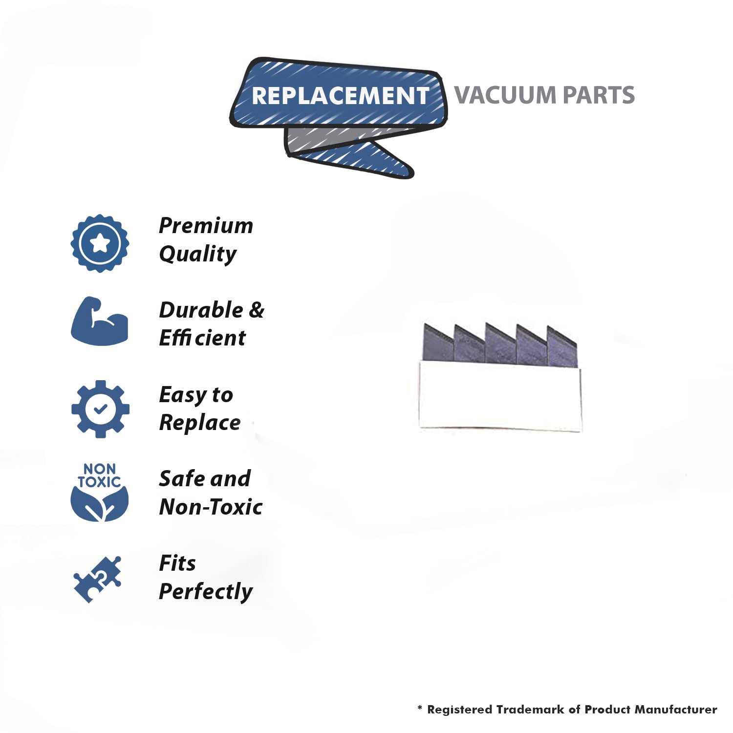 Topvacuumparts Replacement Part For Canplas-Hayden Premier Central Vacuum Pipe Cutter Blade 5PK # compare to part 754501