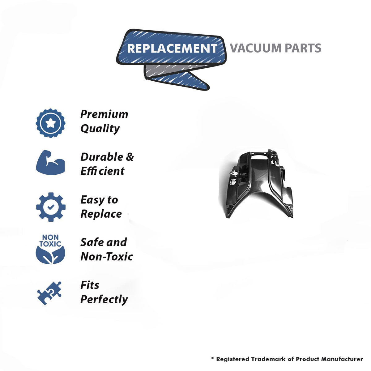 Topvacuumparts Replacement Part For Bissell Main Housing For 1699, 7901, 7920, 1699-1, 1699-8, 1699-A Vac Models # compare to part 2145010