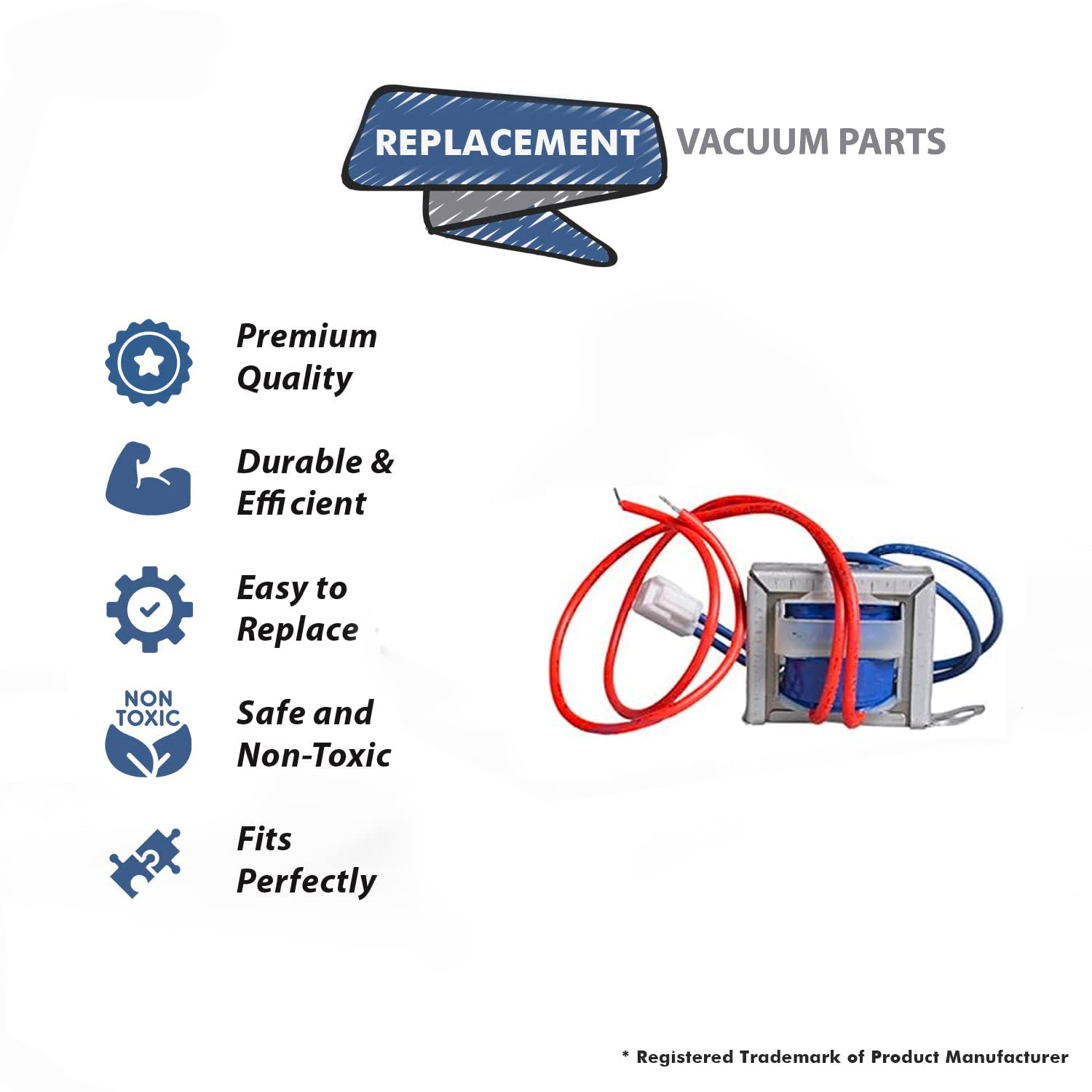Topvacuumparts Replacement Part For Heat Smart SSG1500 Heater Vacuum Cleaner Transformer PCBA # compare to part SGT120