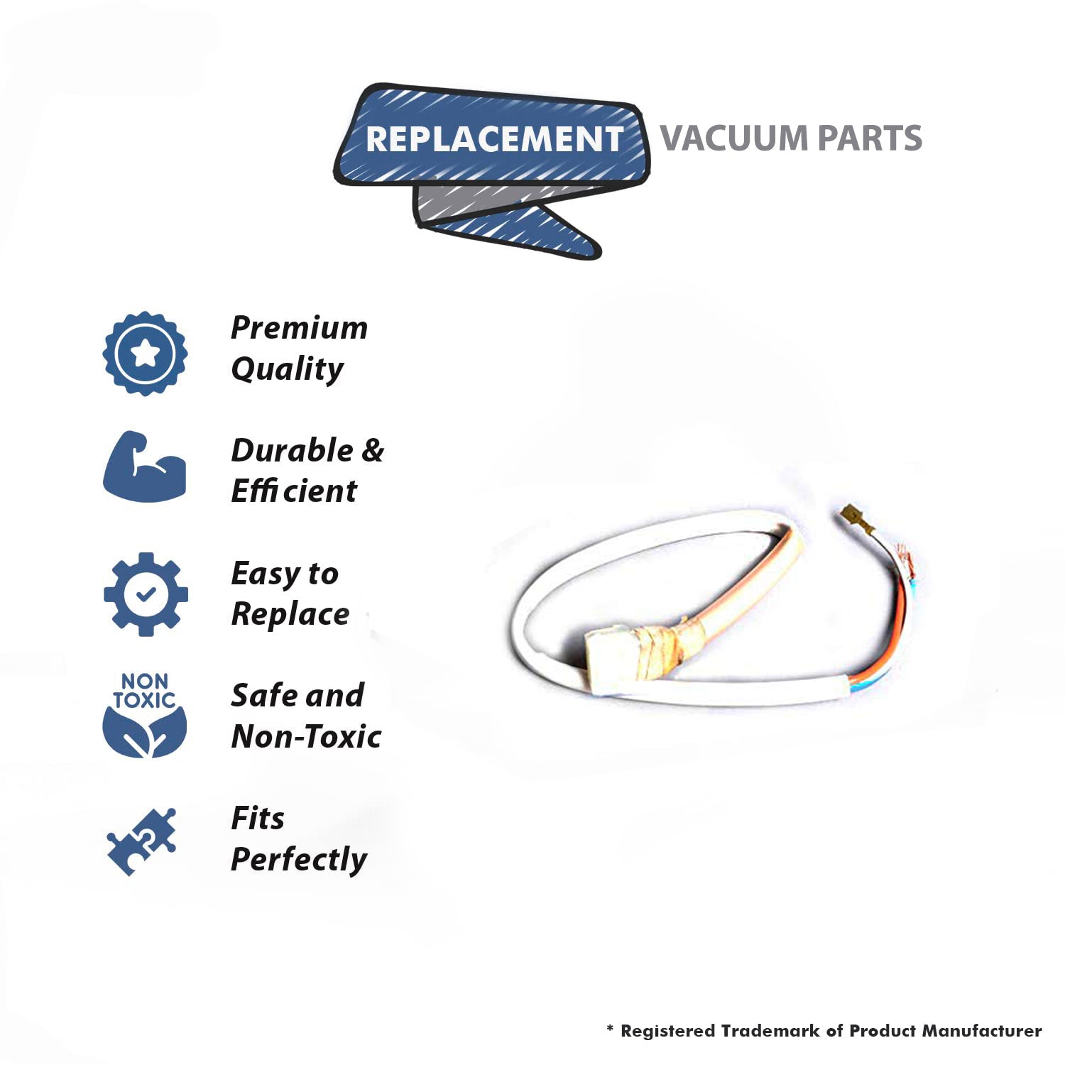 Topvacuumparts Replacement Part For Hoover 4381 Vacuum Cleaner Power Surge Motor Lead # compare to part 46522006