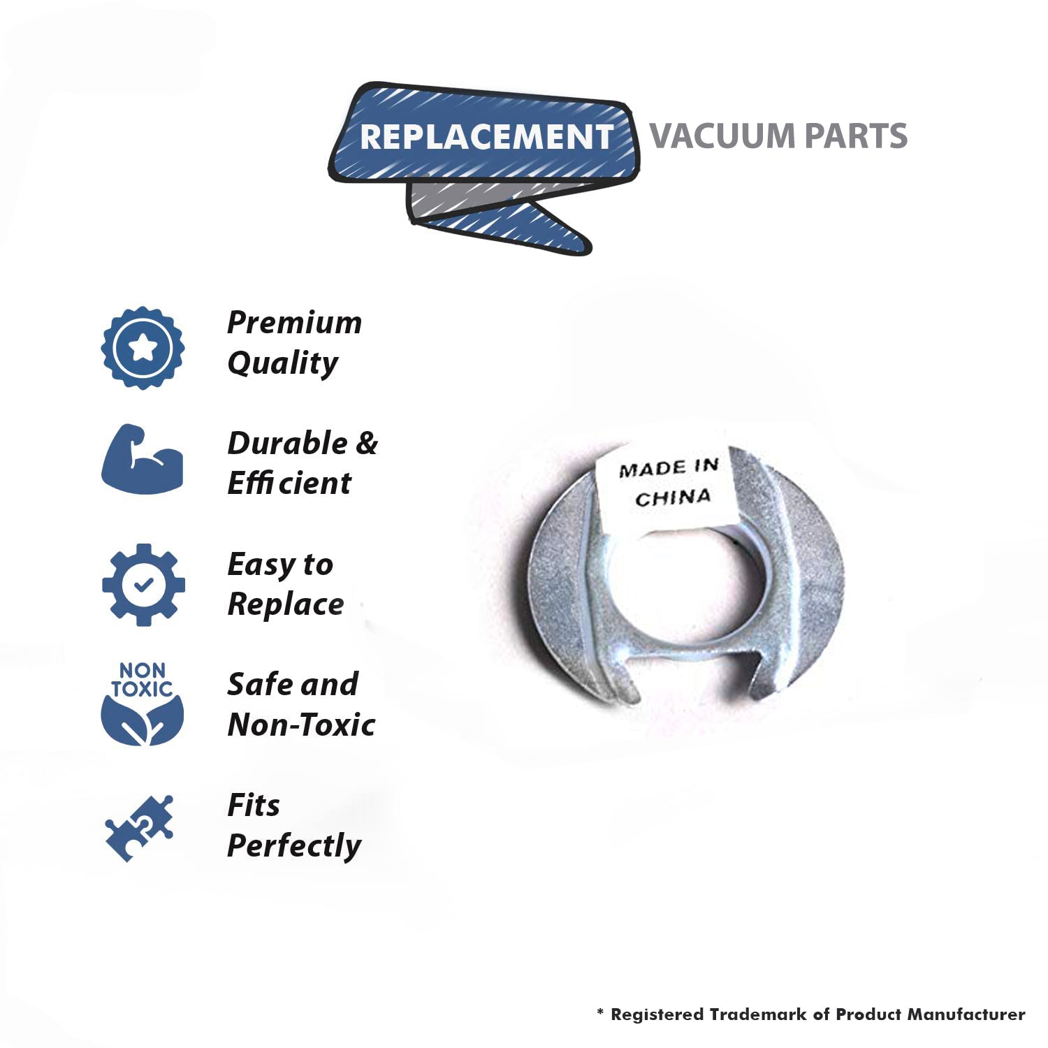 Topvacuumparts Replacement Part For Eureka Vacuum Cleaner Brushroll E Cover Plate # compare to part 35728A-1