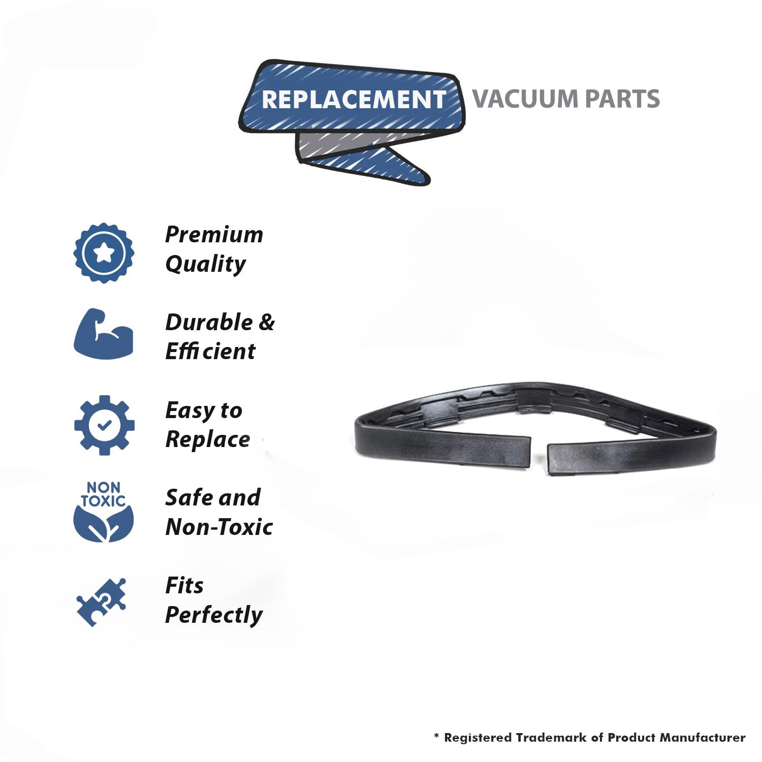 Topvacuumparts Replacement Part For Panasonic MC-V5710 Upright Vacuum Cleaner Bumper # compare to part AC10AJPZV07