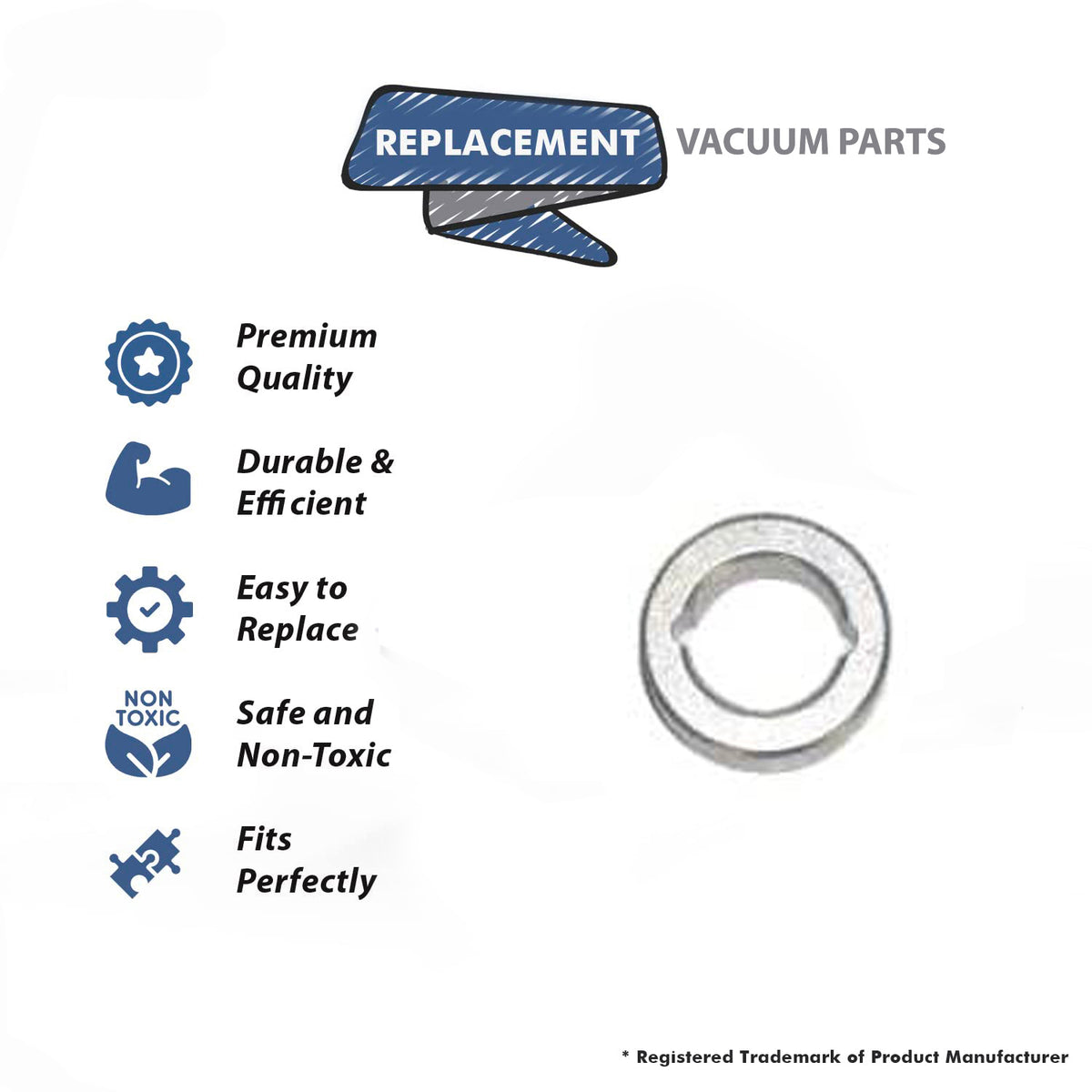 Topvacuumparts Replace Part For D4C, D4CSE Upper Fan Spacer Compatible With Part Number 2680B