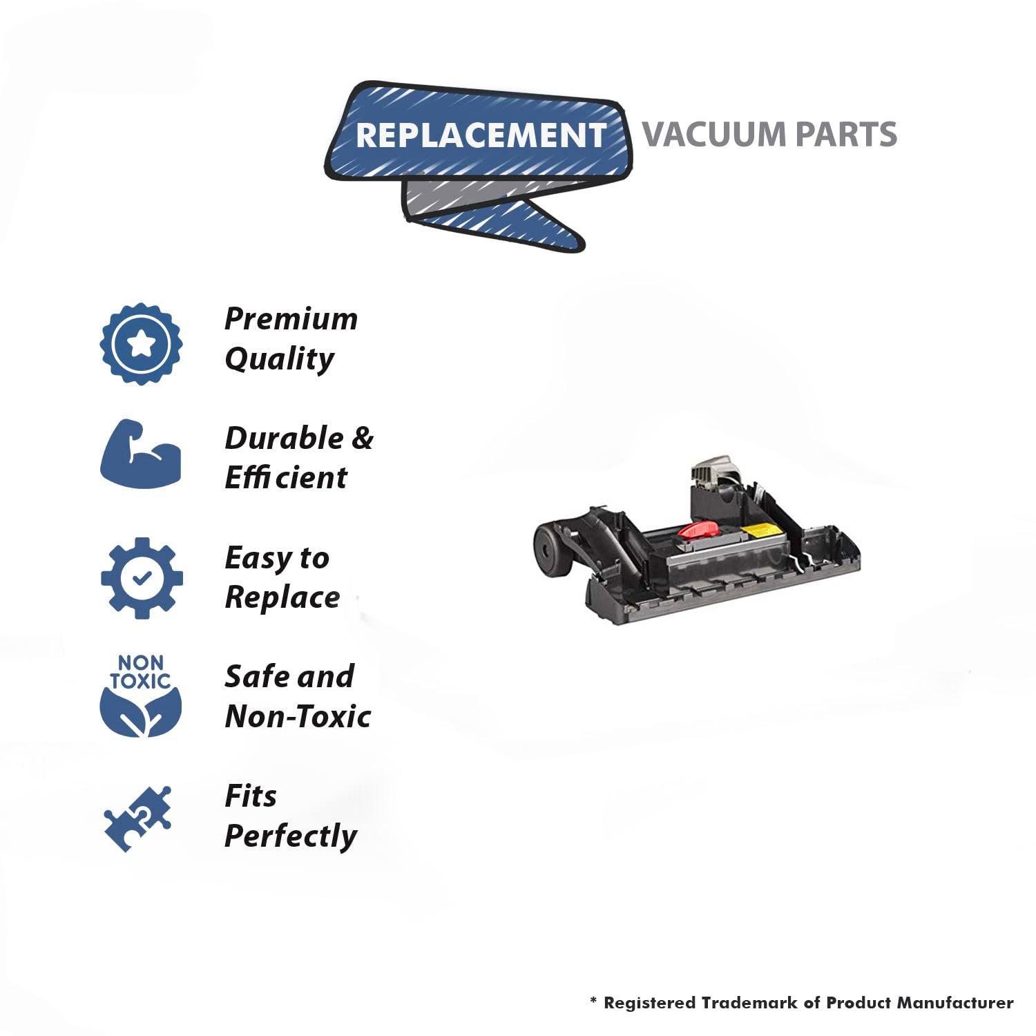 Topvacuumparts Replacement Part for 5851, 5855 Vacuum Cleaner Uprights Base # Compare to Part 72076C9