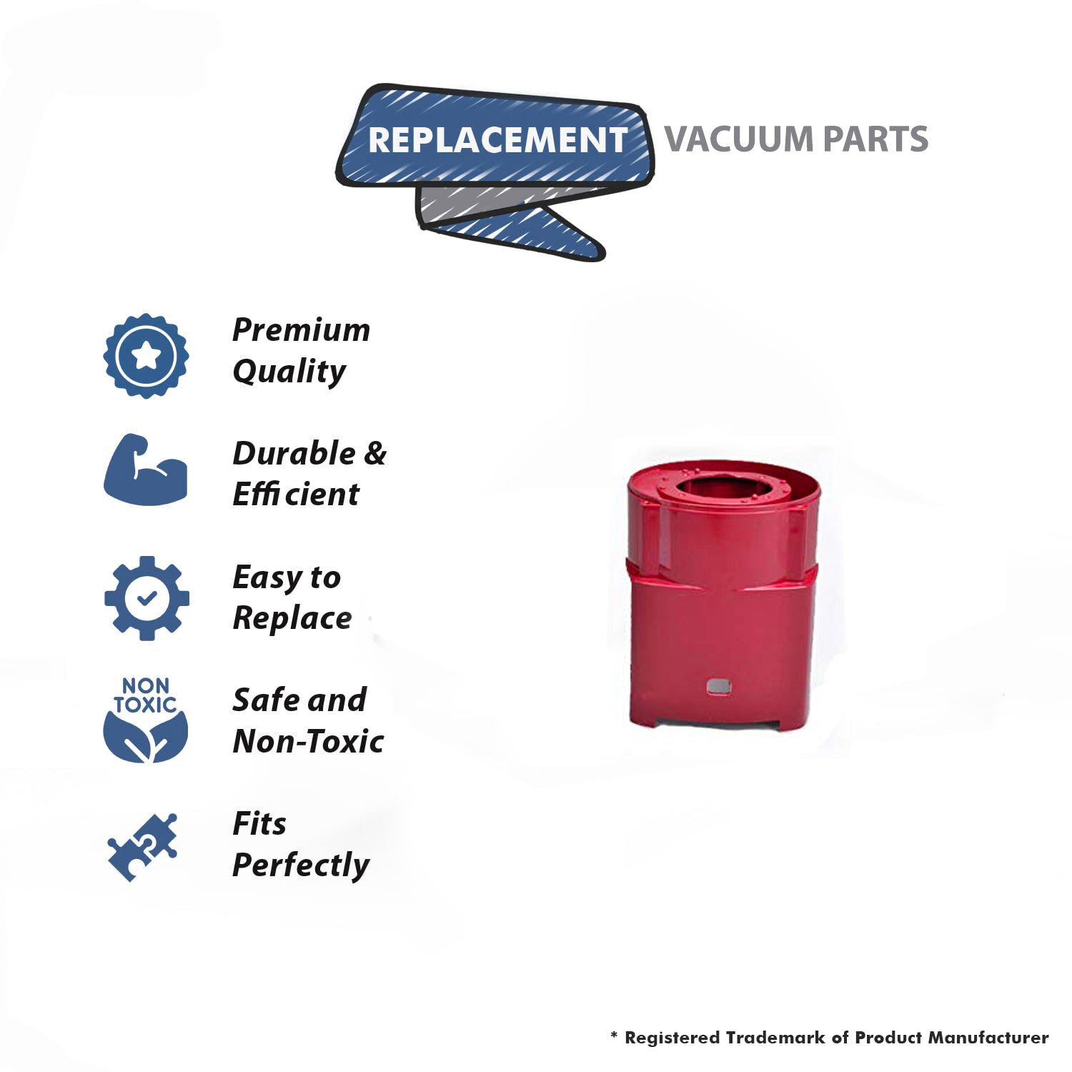 Topvacuumparts Replacement Part For Hoover S2099 Upright Vacuum Cleaner Motor Housing # compare to part 37193008