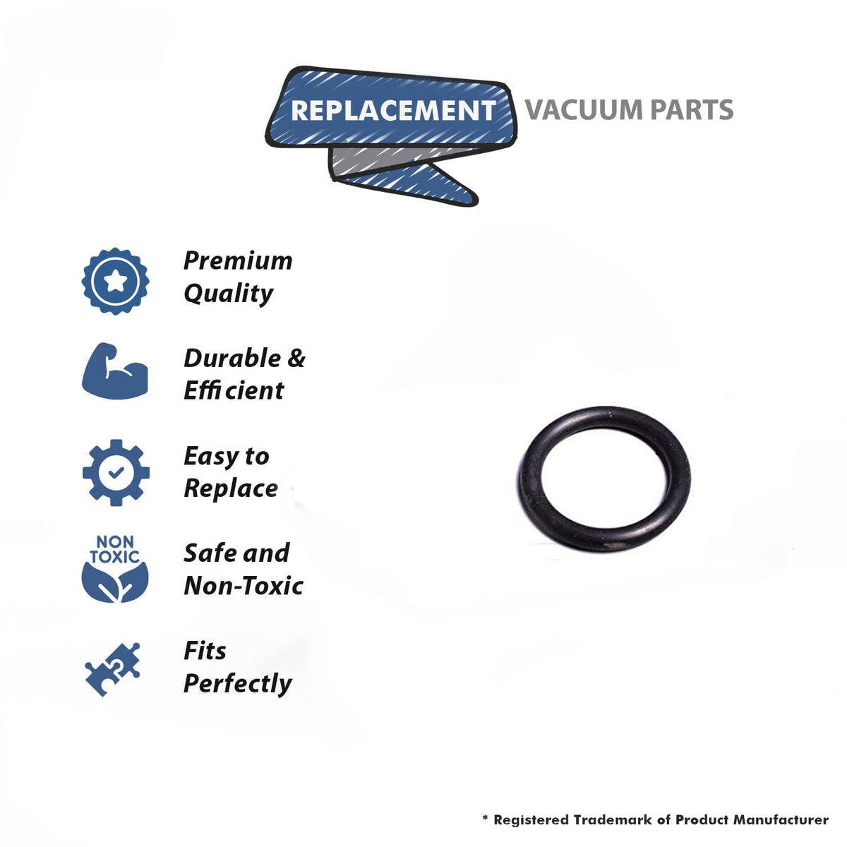 Topvacuumparts Replacement Part For 4070H2L, U2000 Upright Vacuum Cleaner O Rings # compare to part 430000960