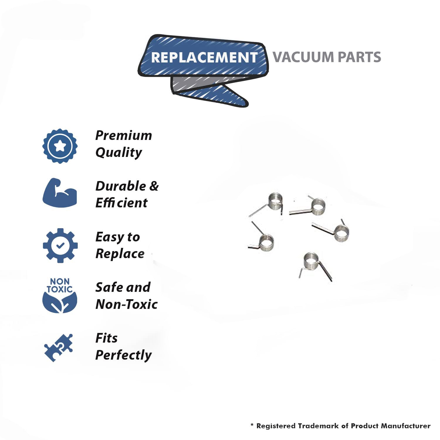 Topvacuumparts Replacement Part for Eureka e S782 Torque Vacuum Cleaner Spring # Compare to Part 61681-1