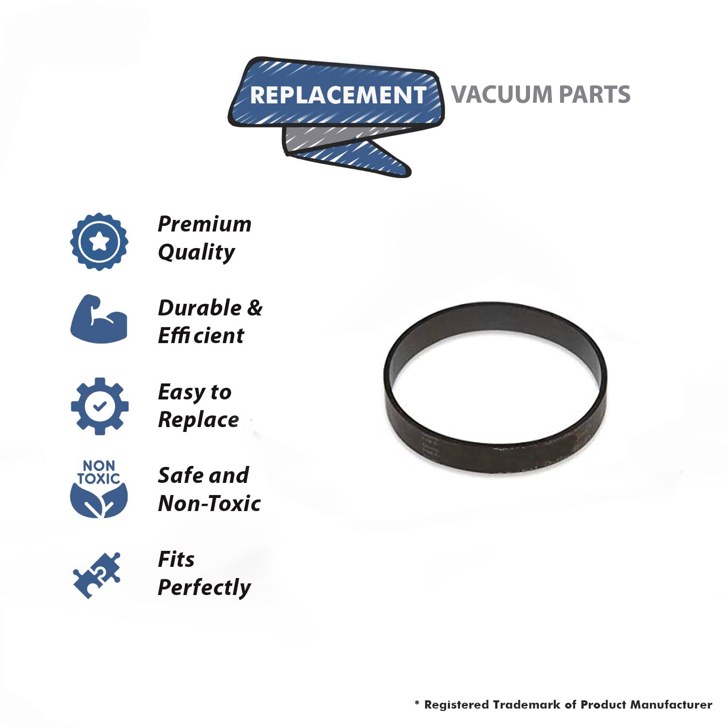 Topvacuumparts Replacement Part For Hoover Upright Vacuum Cleaner (2 Belts) # compare to part 38528040