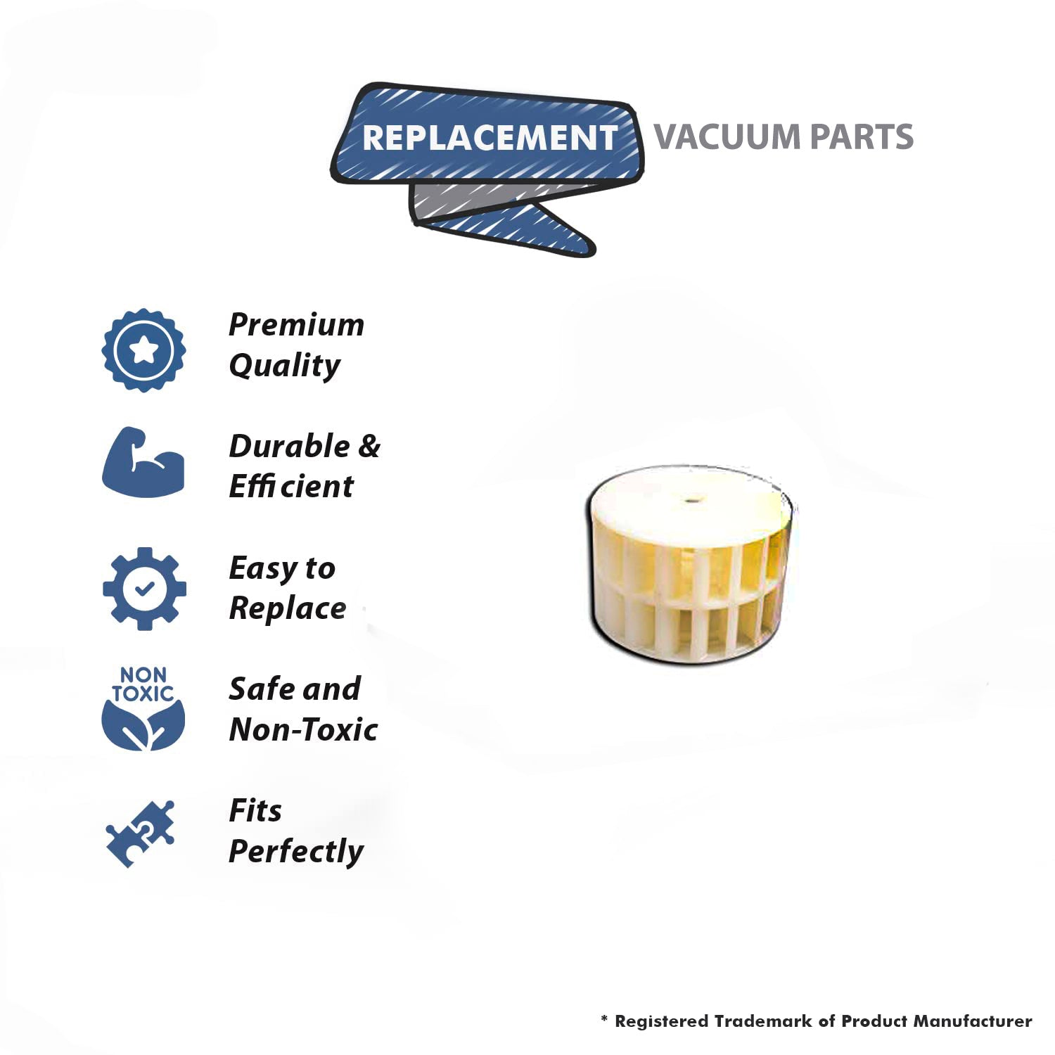 Topvacuumparts Replacement Part For Sanyo SC-18 Vacuum Cleaner Turbine Unit # compare to part 6490003934